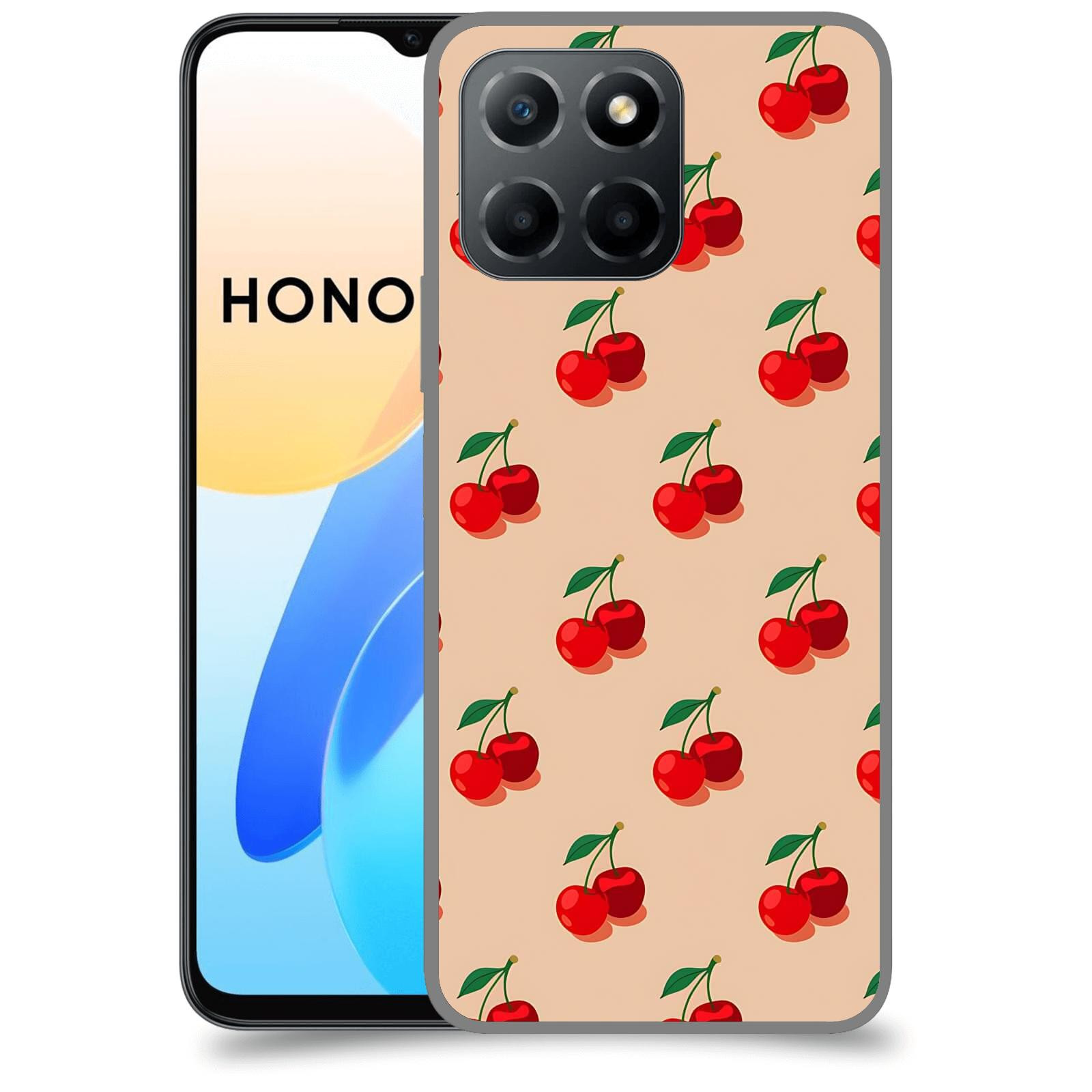 ACOVER Kryt na mobil Honor X8 4G - Šťavnaté třešně