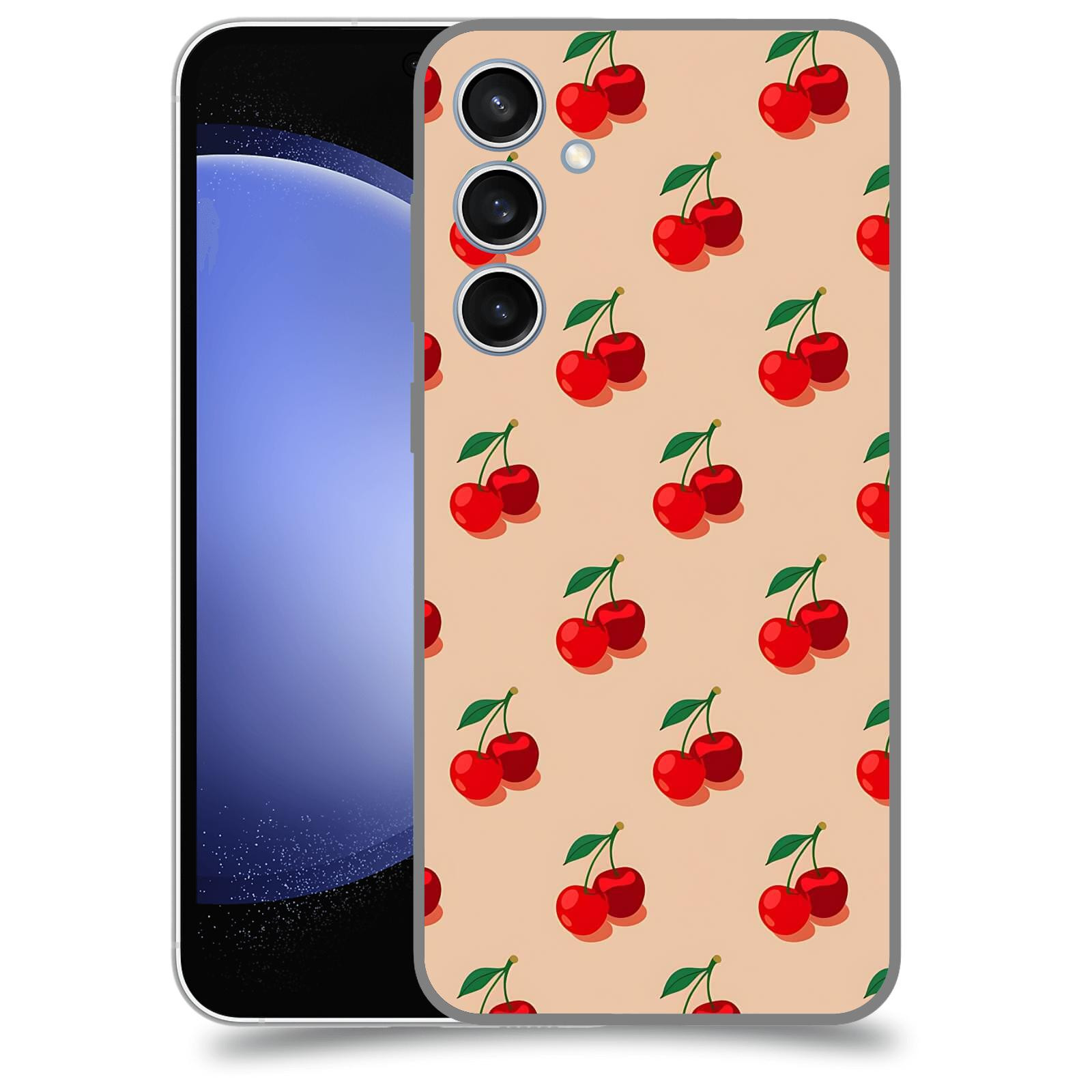 ACOVER Kryt na mobil Samsung Galaxy S23 FE - Šťavnaté třešně