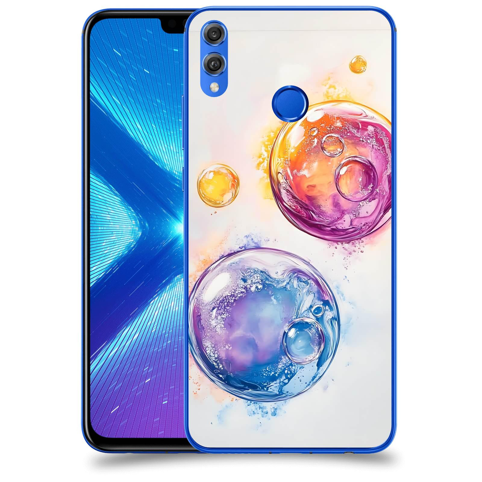 ACOVER Kryt na mobil Honor 8X - Tekutá energie