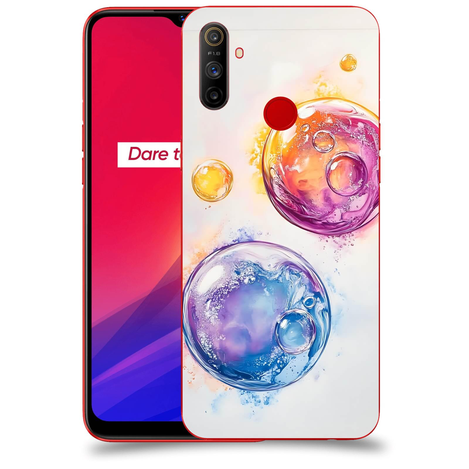 ACOVER Kryt na mobil Realme C3 - Tekutá energie