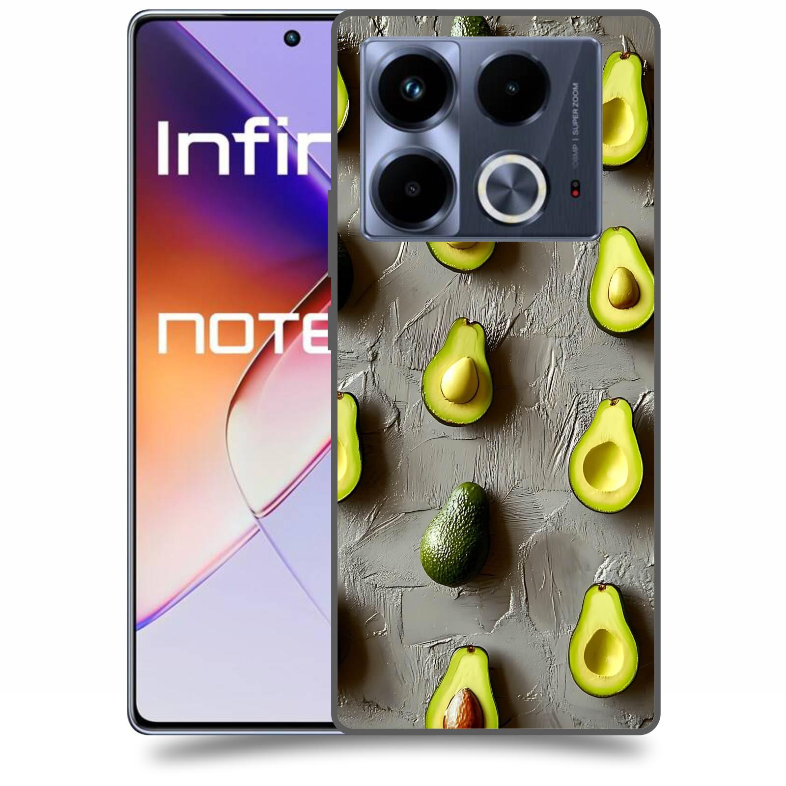 ACOVER Kryt na mobil Infinix Note 40 - Zelená harmonie