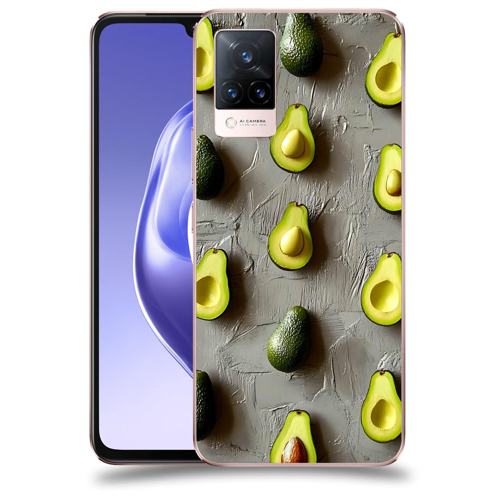ACOVER Kryt na mobil Vivo V21 5G - Zelená harmonie