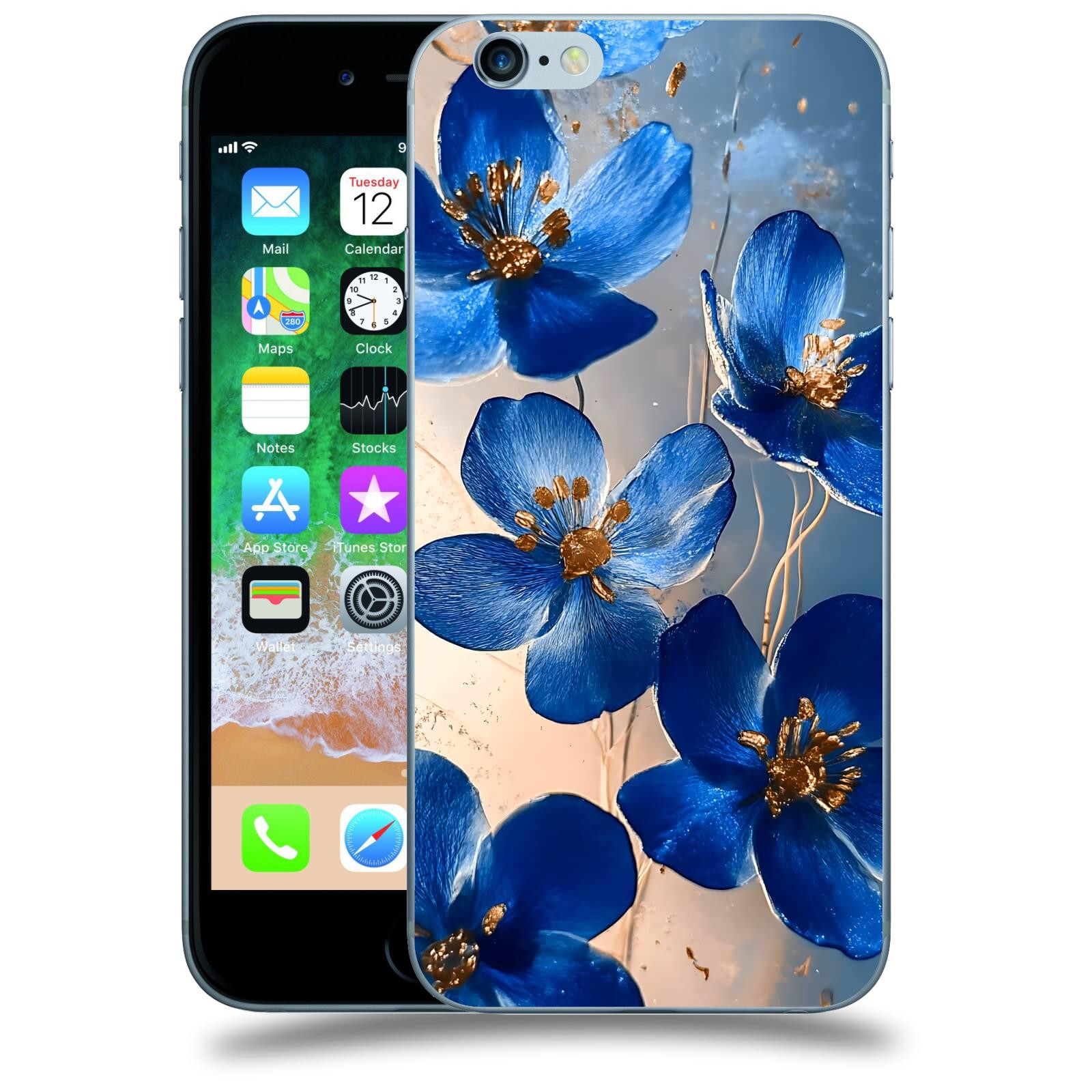 ACOVER Kryt na mobil Apple iPhone 6/6S - Zlatá elegance