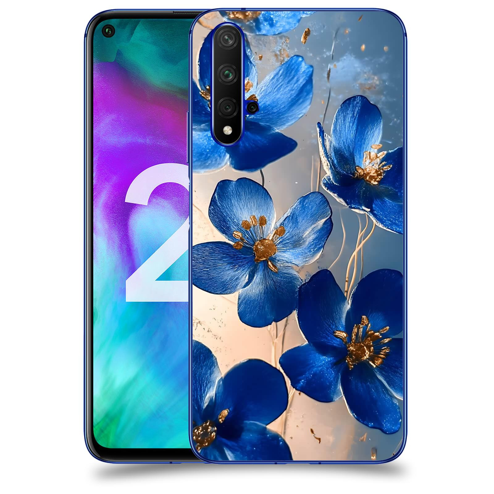 ACOVER Kryt na mobil Honor 20 - Zlatá elegance