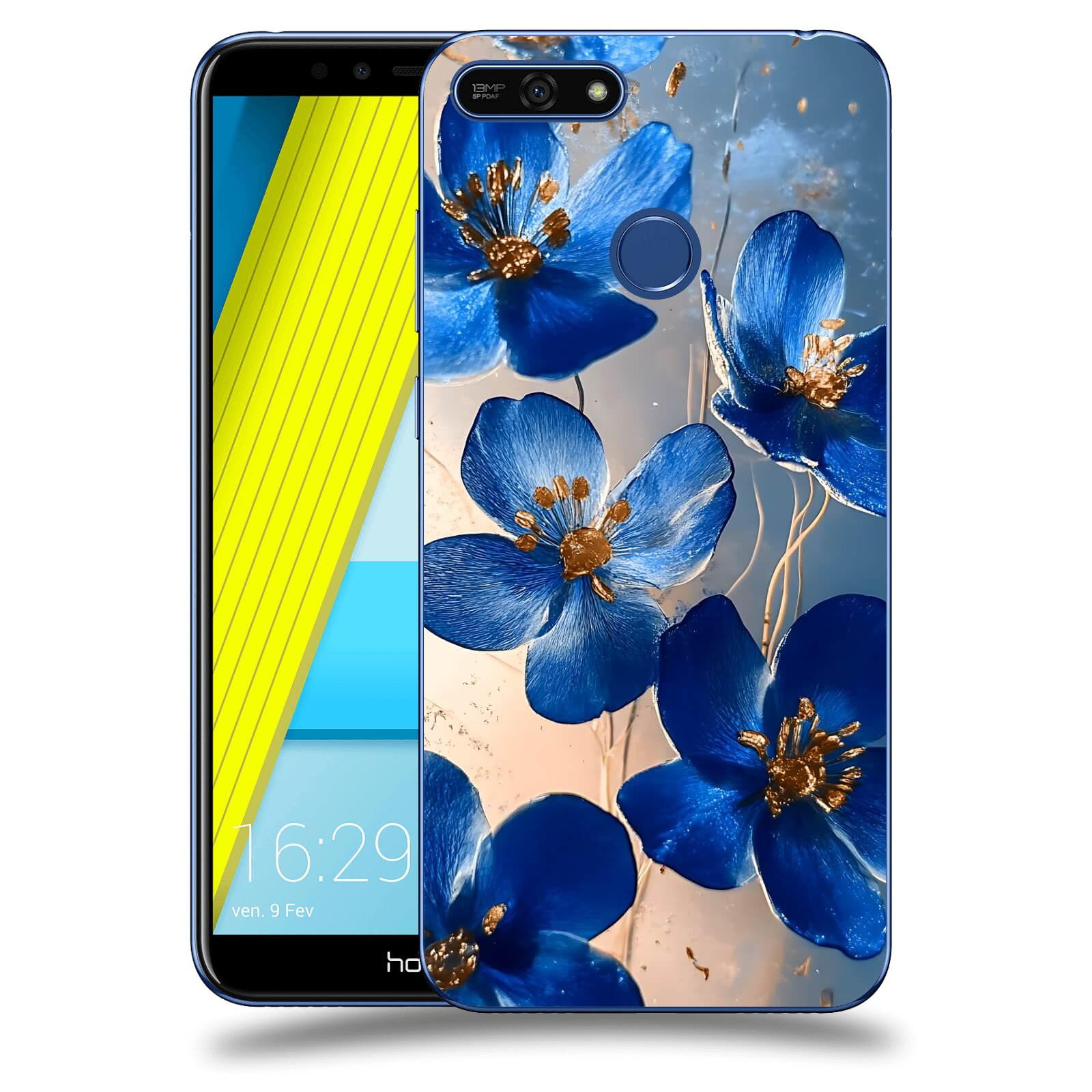 ACOVER Kryt na mobil Honor 7A - Zlatá elegance