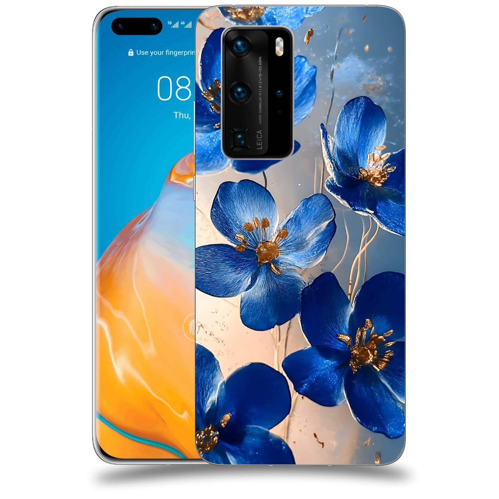 ACOVER Kryt na mobil Huawei P40 - Zlatá elegance
