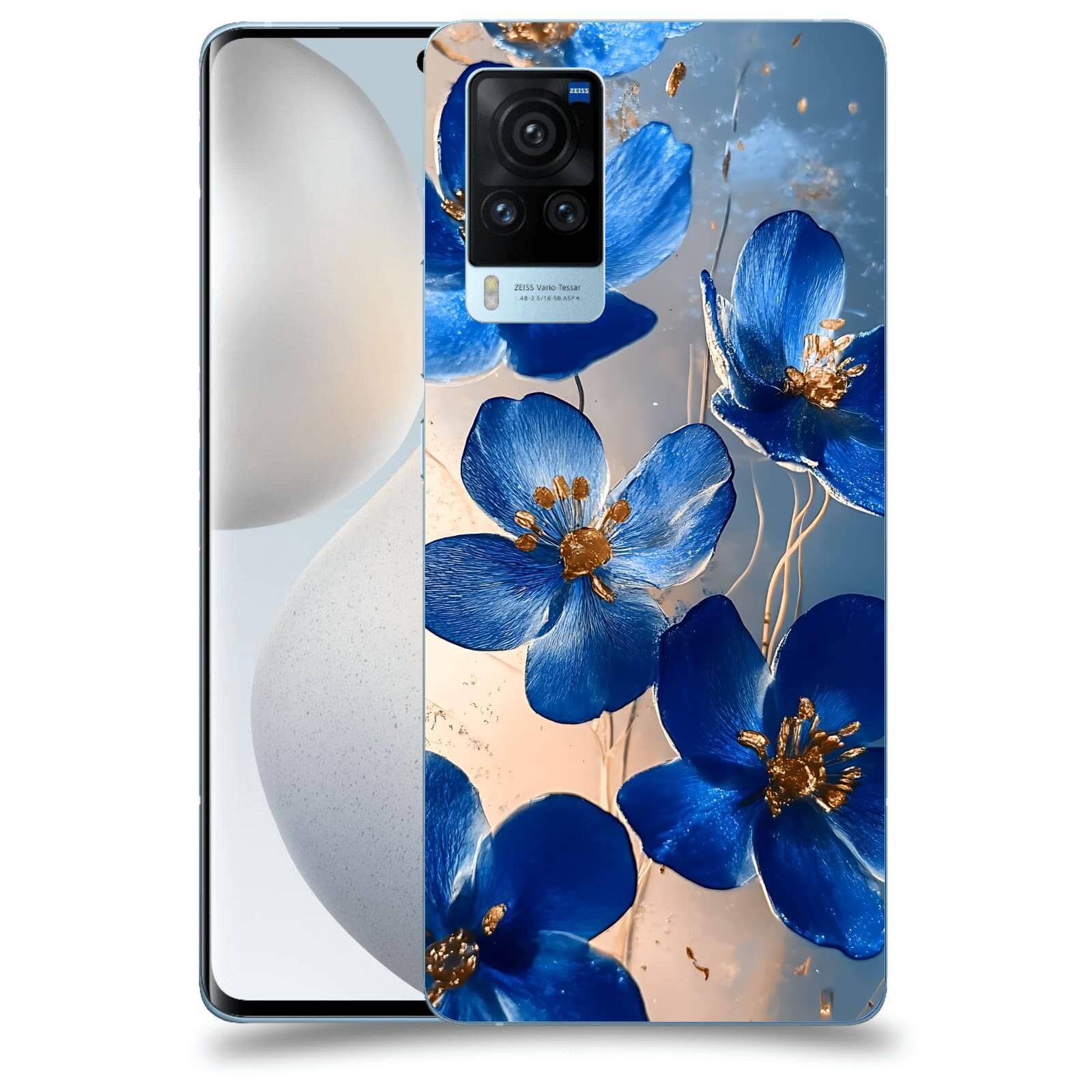 ACOVER Kryt na mobil Vivo X60 Pro 5G - Zlatá elegance