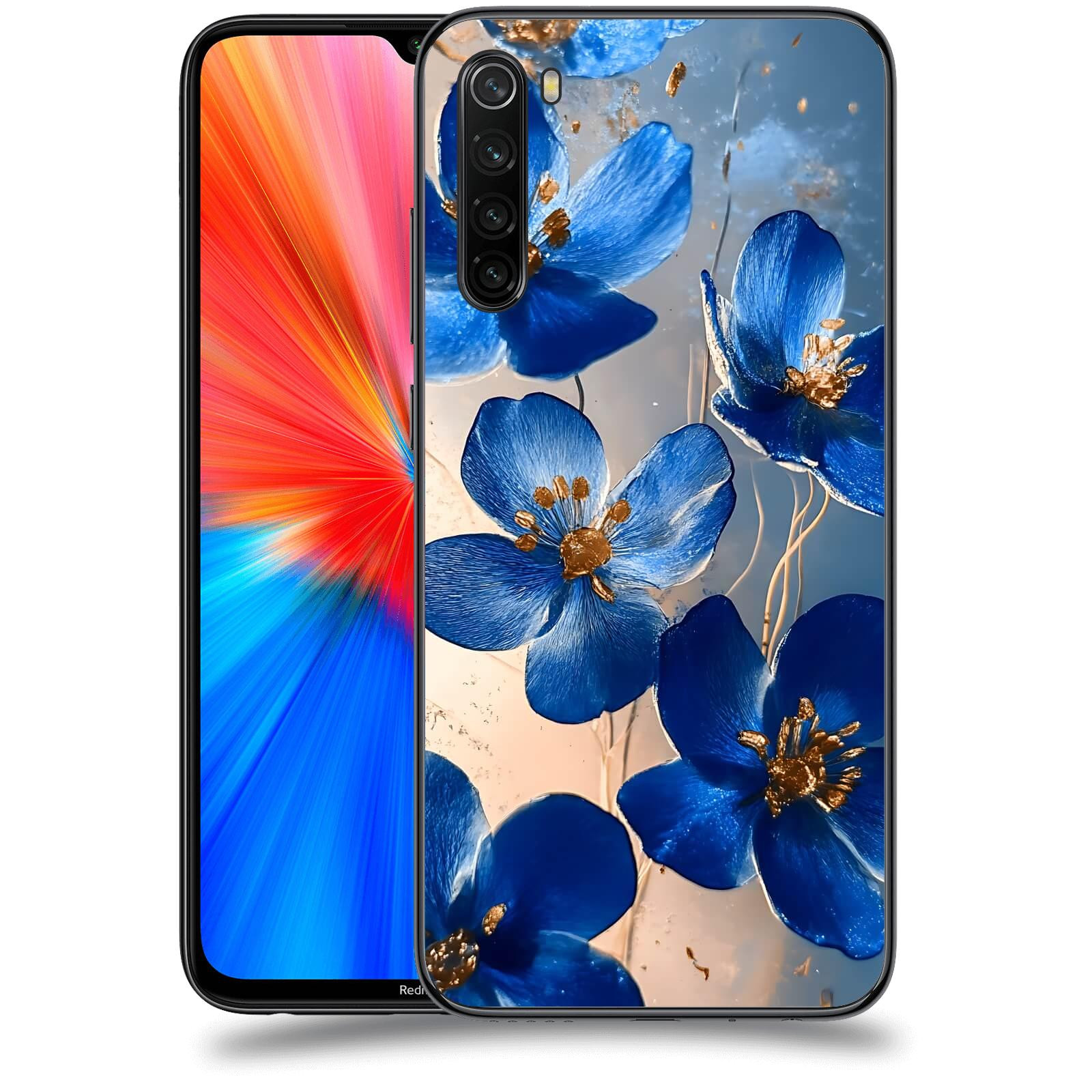ACOVER Kryt na mobil Xiaomi Redmi Note 8 - Zlatá elegance