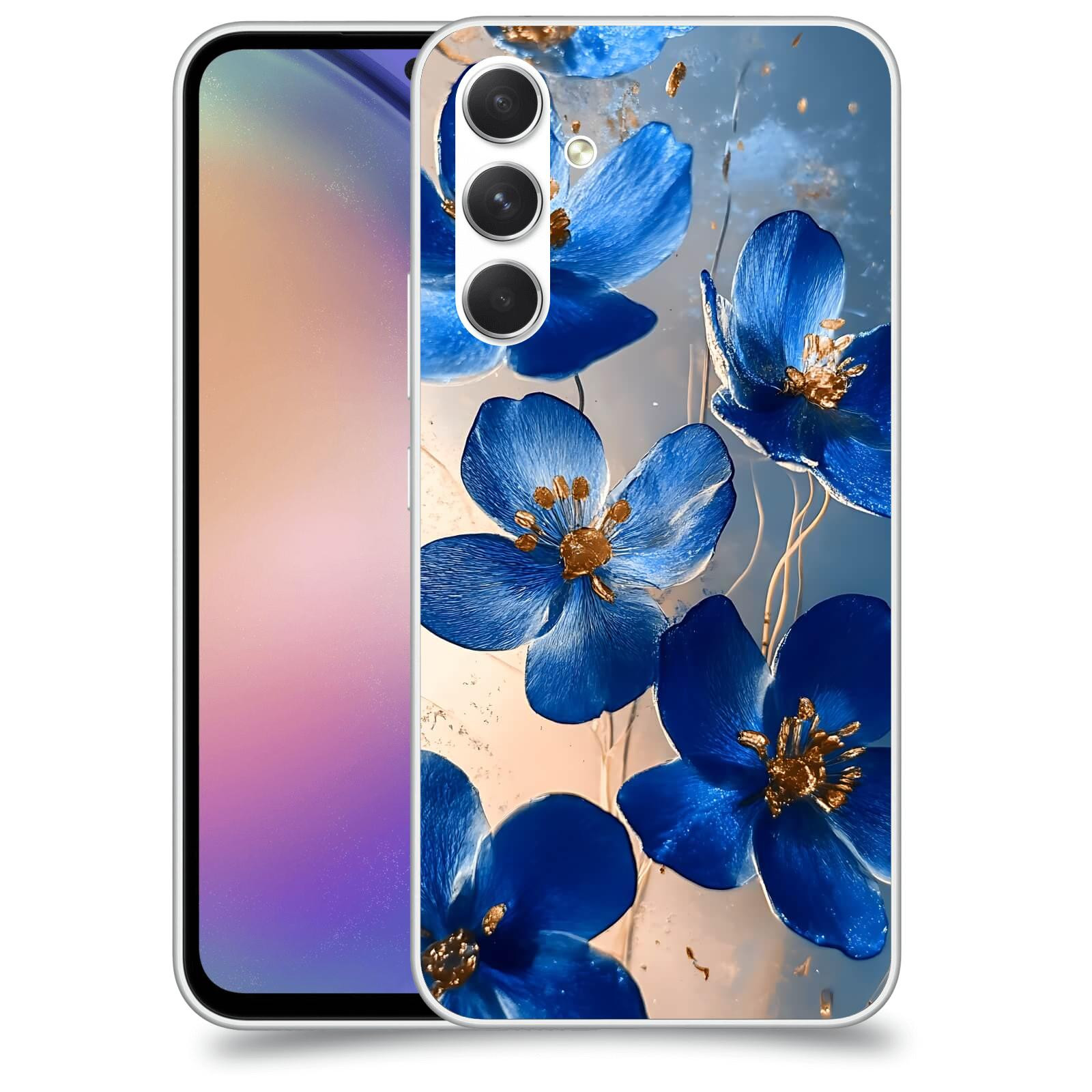 ACOVER Kryt na mobil Samsung Galaxy M54 5G - Zlatá elegance