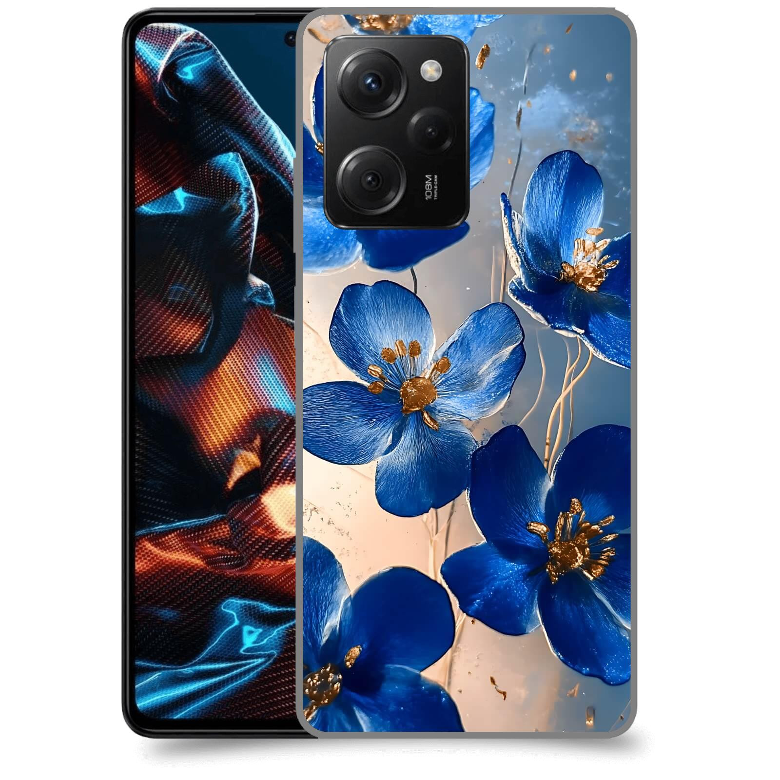 ACOVER Kryt na mobil Xiaomi Poco X5 Pro - Zlatá elegance