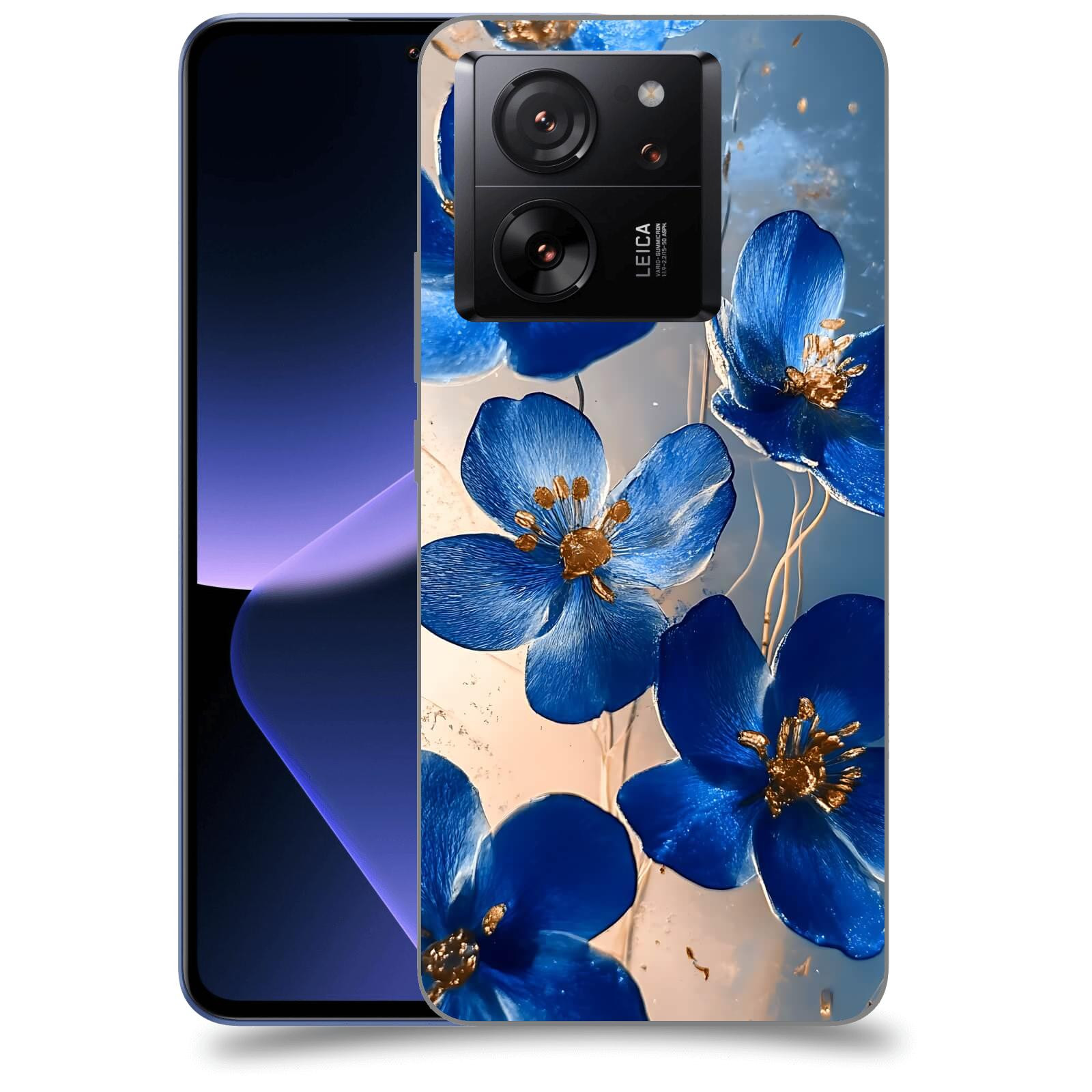 ACOVER Kryt na mobil Xiaomi 13T - Zlatá elegance