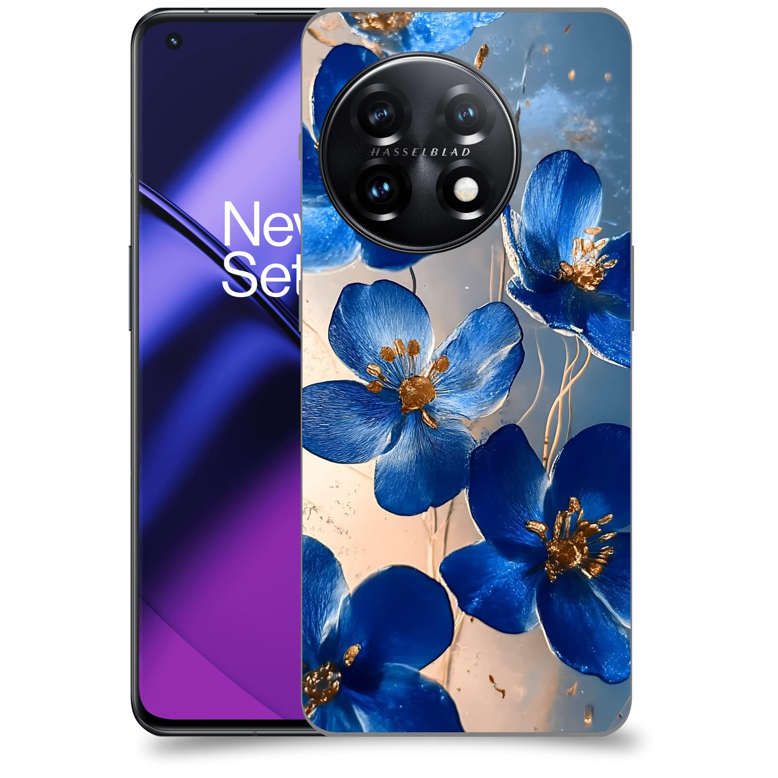 ACOVER Kryt na mobil OnePlus 11 5G - Zlatá elegance