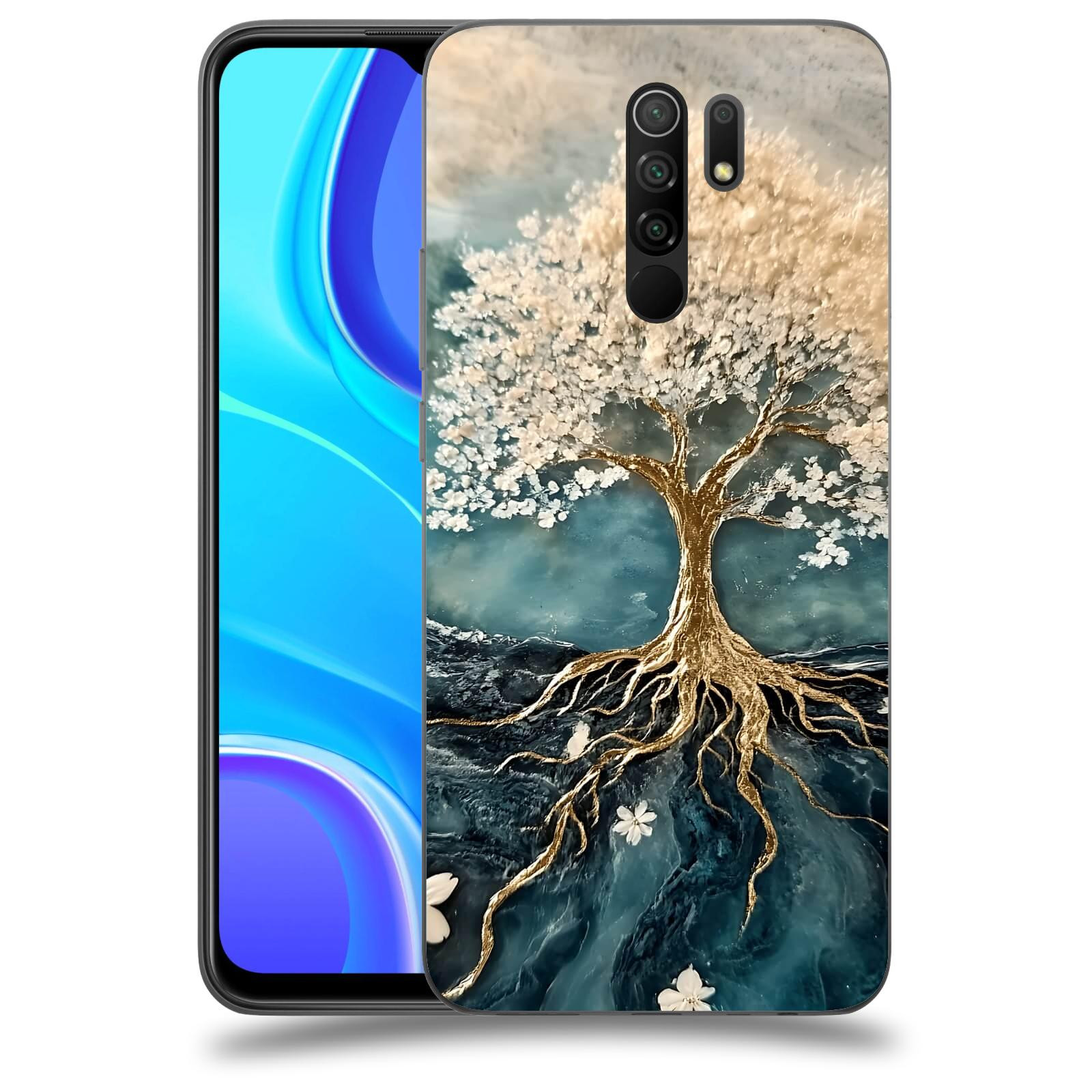ACOVER Kryt na mobil Xiaomi Redmi 9 - Zlatý život