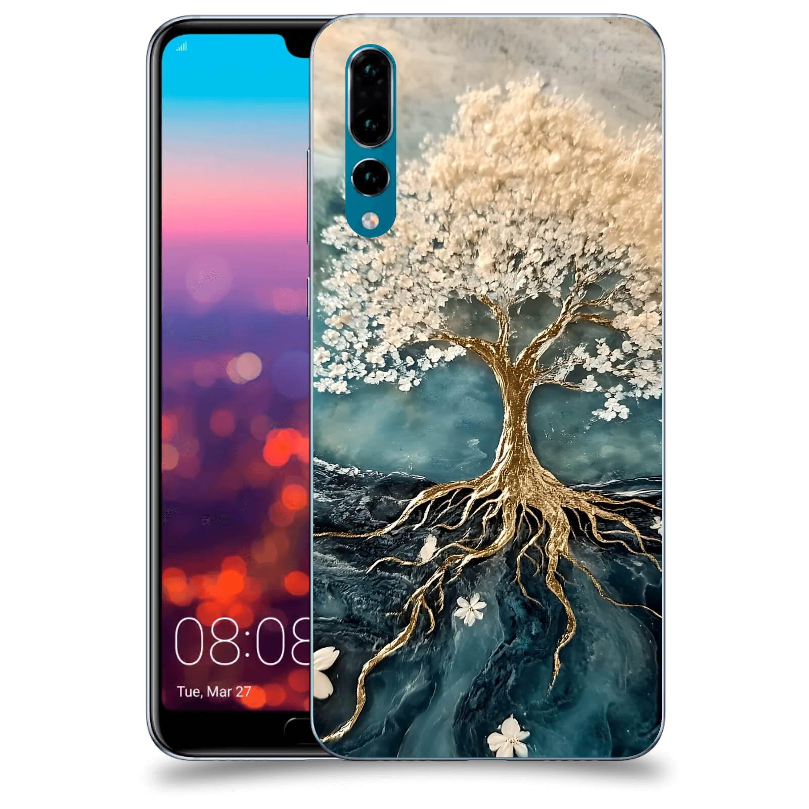 ACOVER Kryt na mobil Huawei P20 Pro - Zlatý život