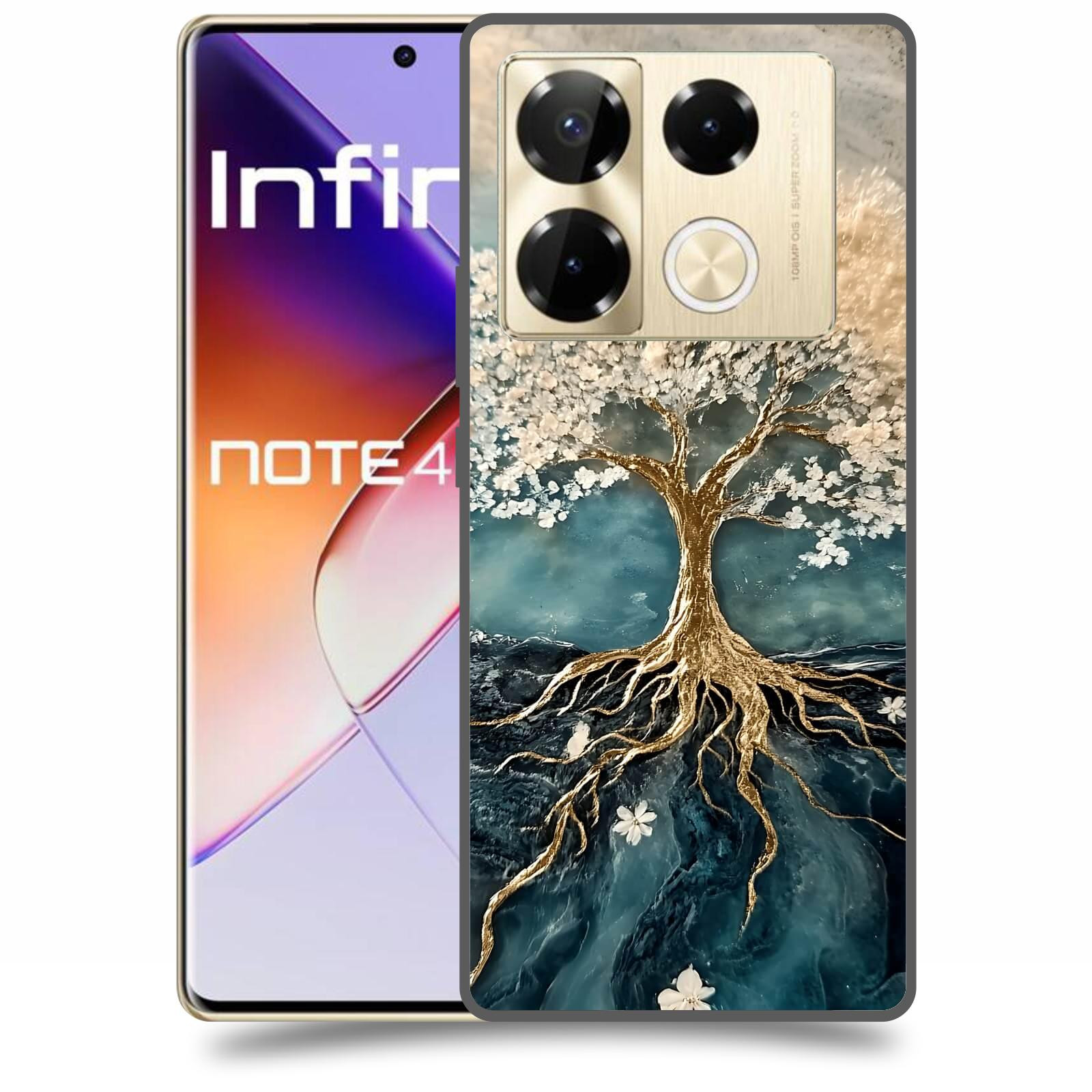 ACOVER Kryt na mobil Infinix Note 40 PRO - Zlatý život