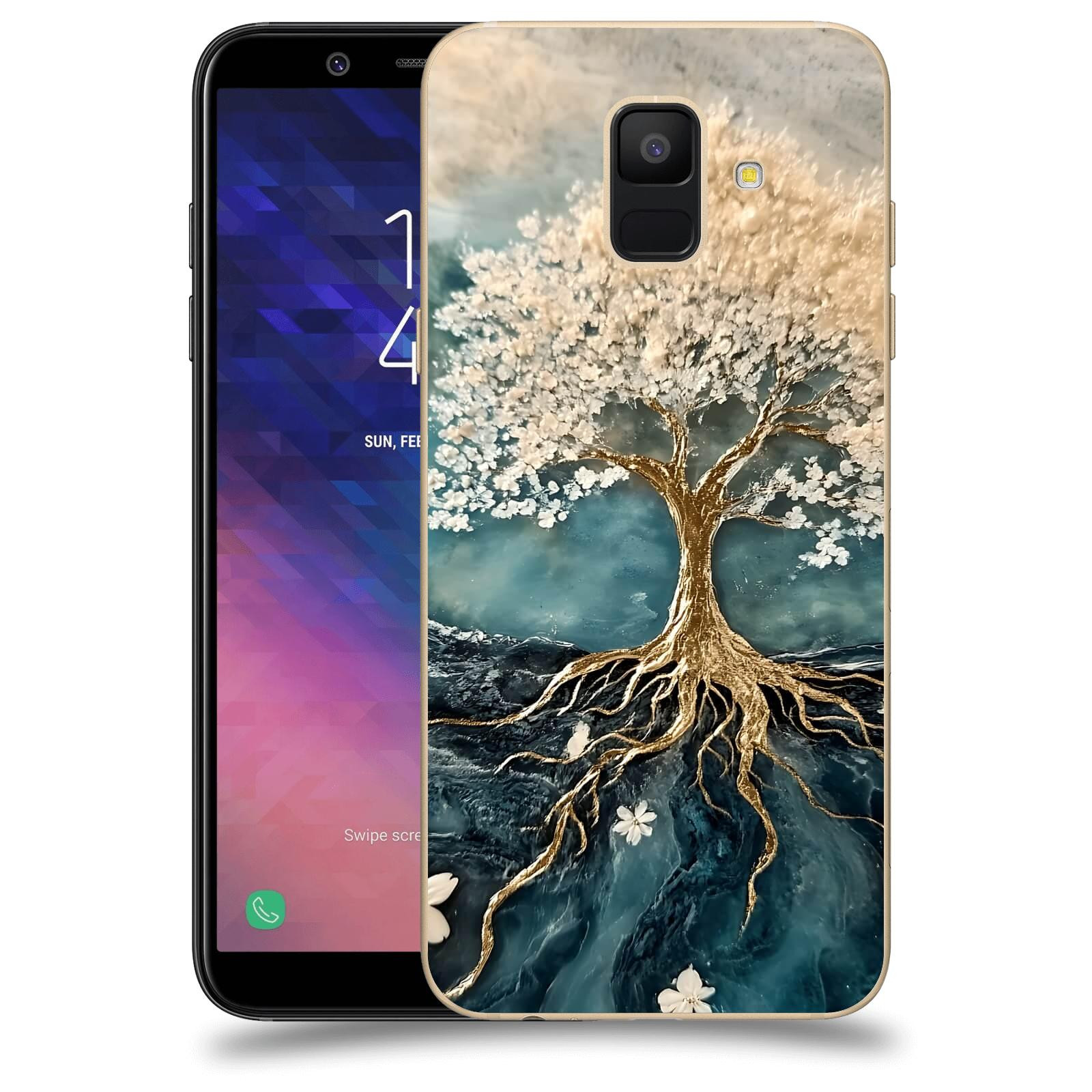 ACOVER Kryt na mobil Samsung Galaxy A6 A600F - Zlatý život