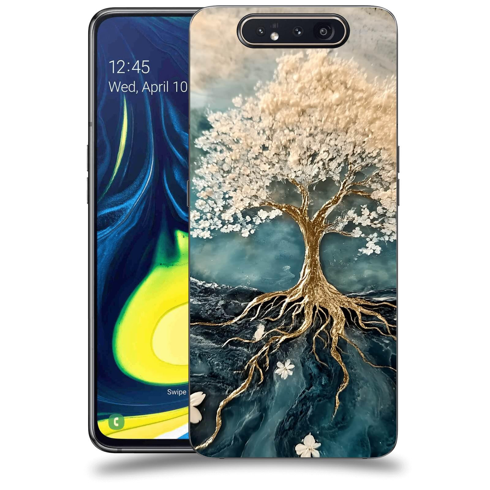 ACOVER Kryt na mobil Samsung Galaxy A80 A805F - Zlatý život