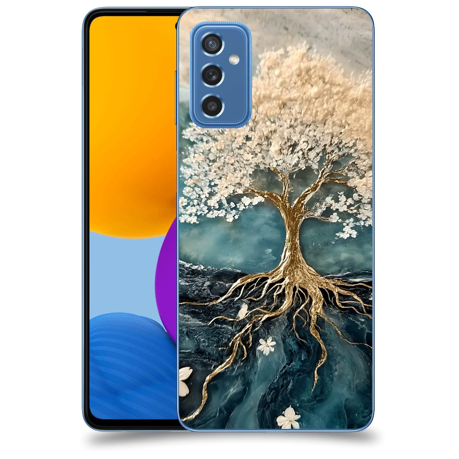 ACOVER Kryt na mobil Samsung Galaxy M52 5G - Zlatý život