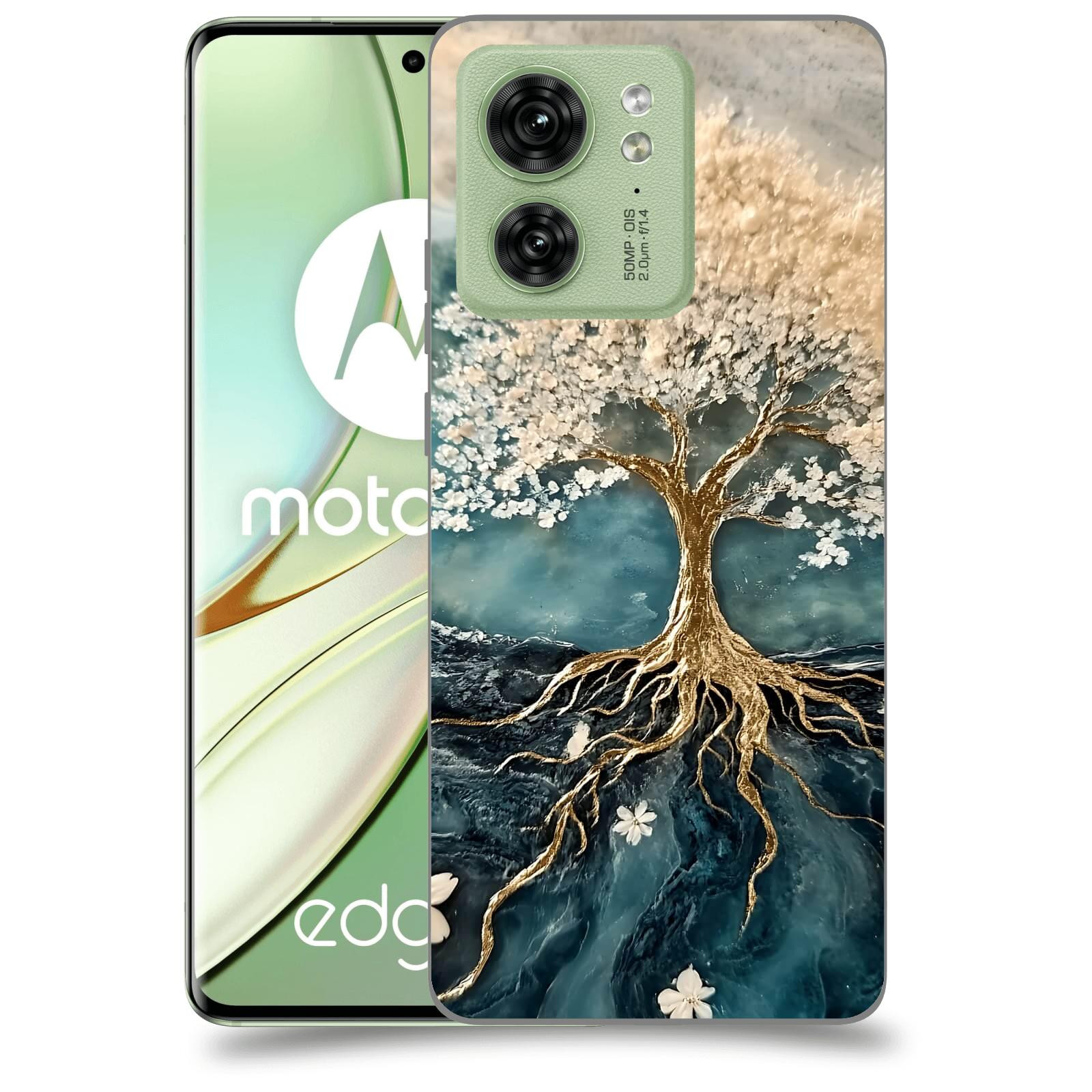 ACOVER Kryt na mobil Motorola EDGE 40 5G - Zlatý život