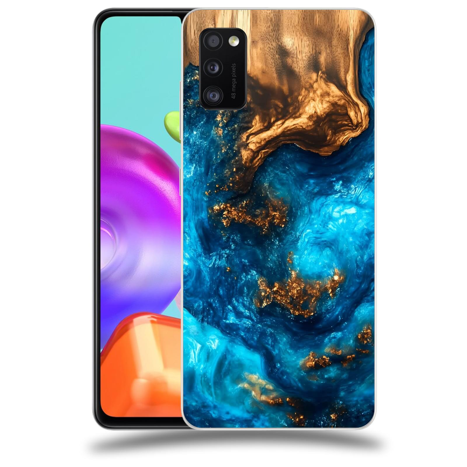 ACOVER Kryt na mobil Samsung Galaxy A41 A415F - Kosmická hloubka