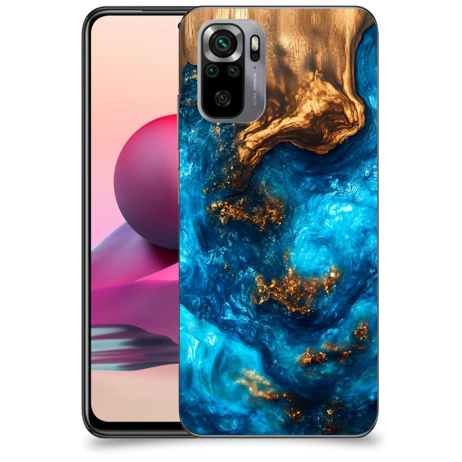 ACOVER Kryt na mobil Xiaomi Redmi Note 10S - Kosmická hloubka