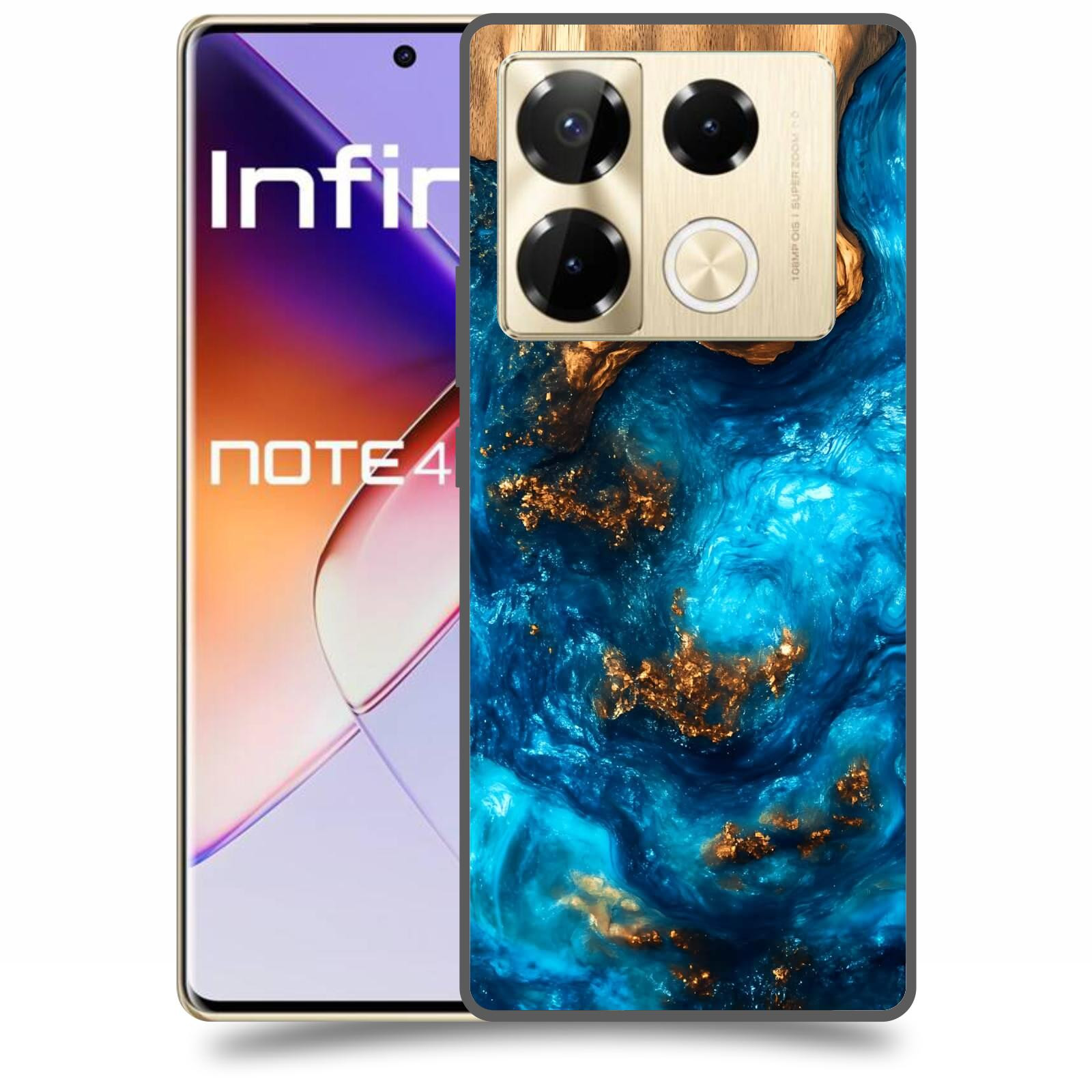 ACOVER Kryt na mobil Infinix Note 40 PRO - Kosmická hloubka