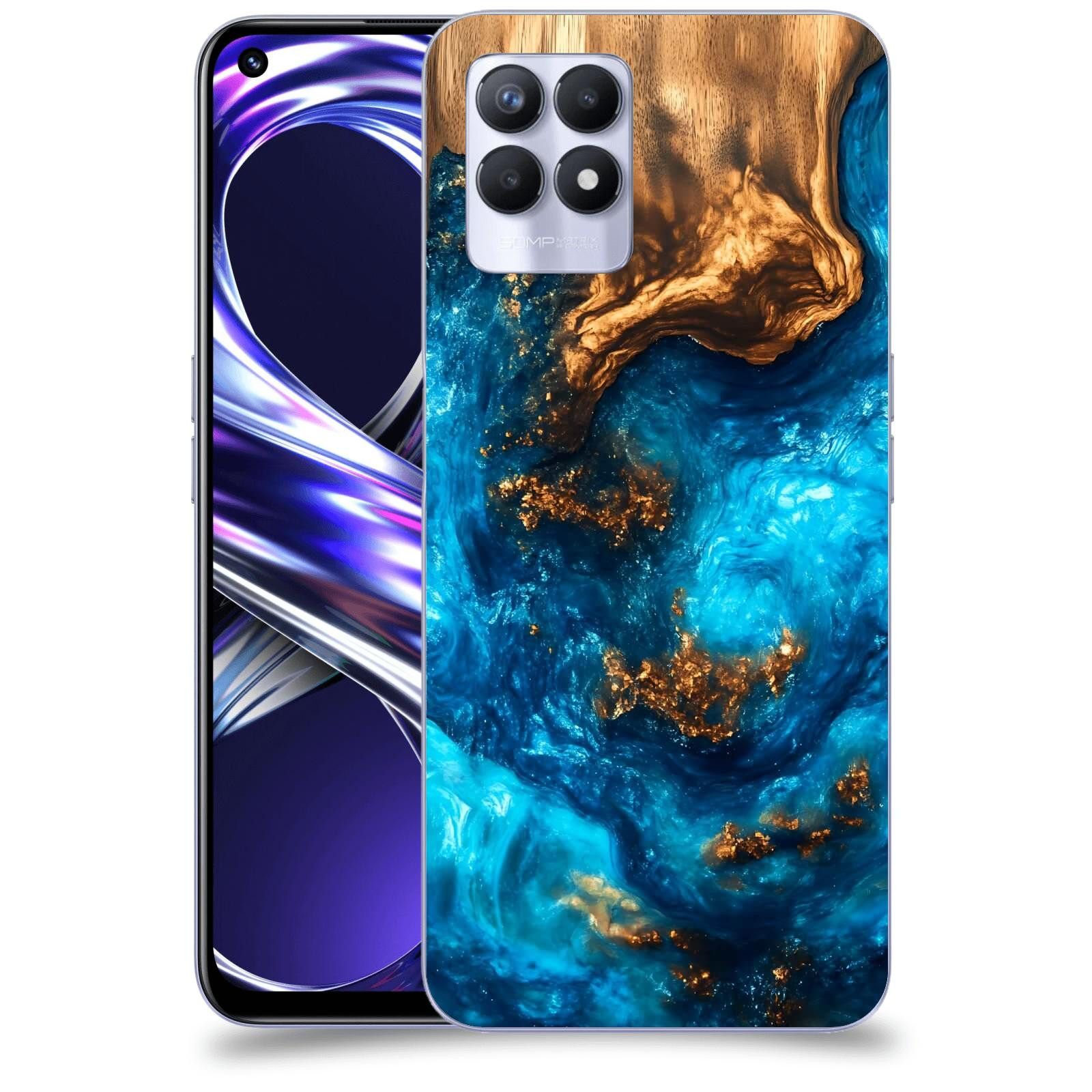 ACOVER Kryt na mobil Realme 8i - Kosmická hloubka