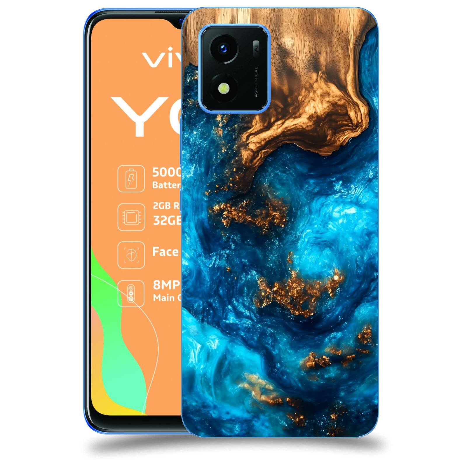 ACOVER Kryt na mobil Vivo Y01 - Kosmická hloubka