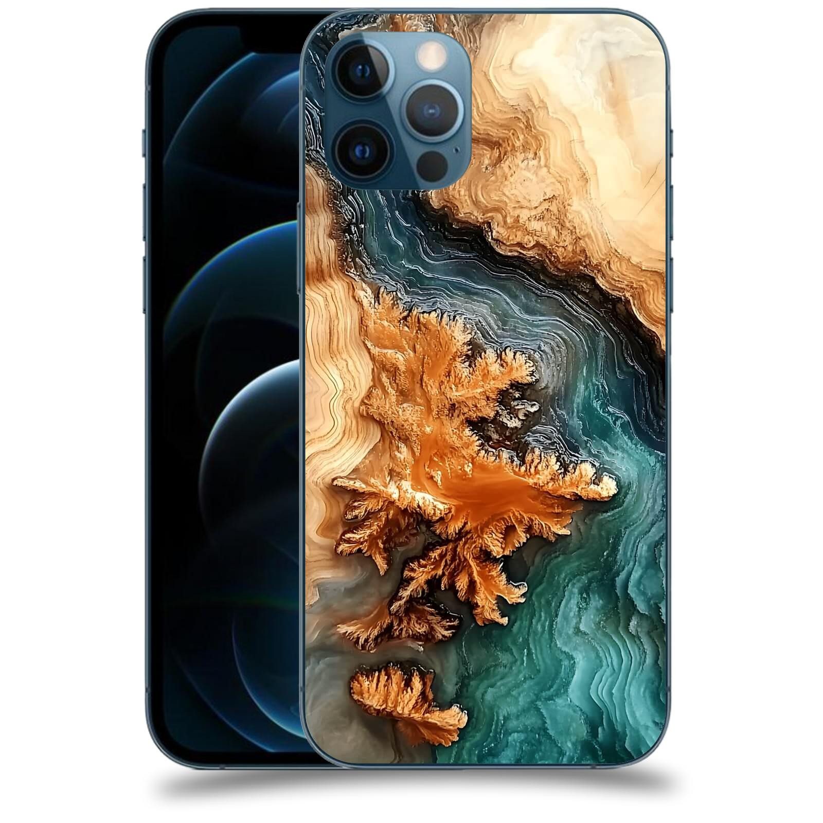 ACOVER Kryt na mobil Apple iPhone 12 Pro - Minerální tok