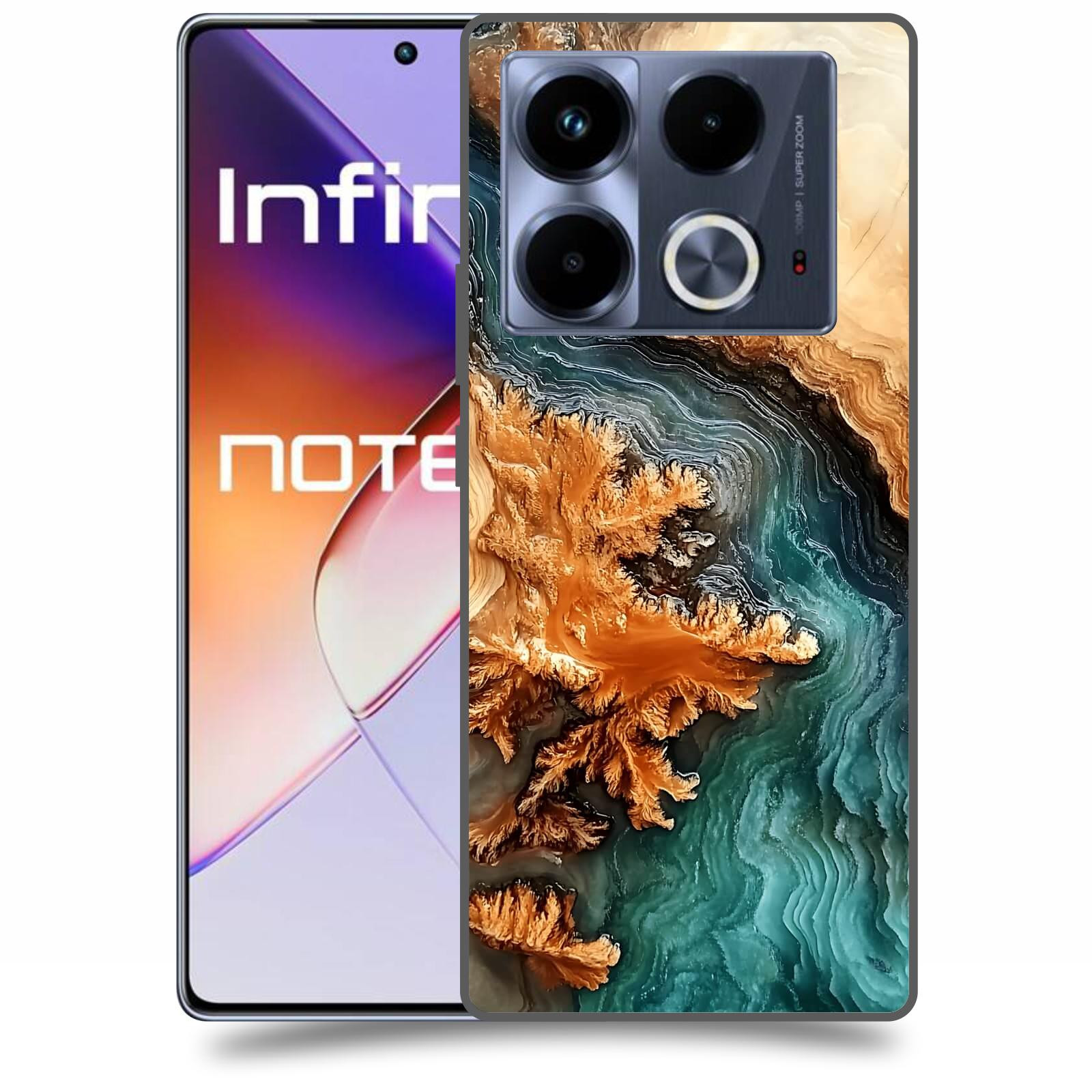 ACOVER Kryt na mobil Infinix Note 40 - Minerální tok