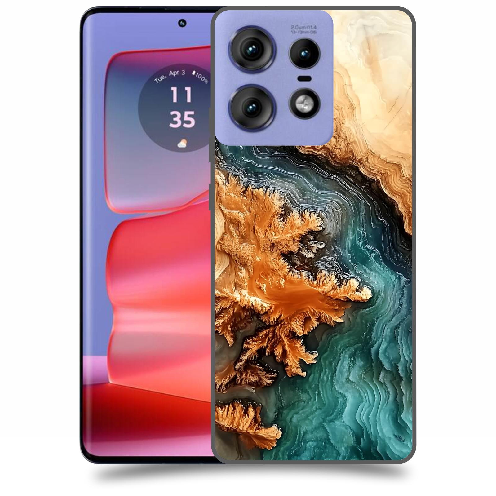 ACOVER Kryt na mobil Motorola Edge 50 Pro - Minerální tok