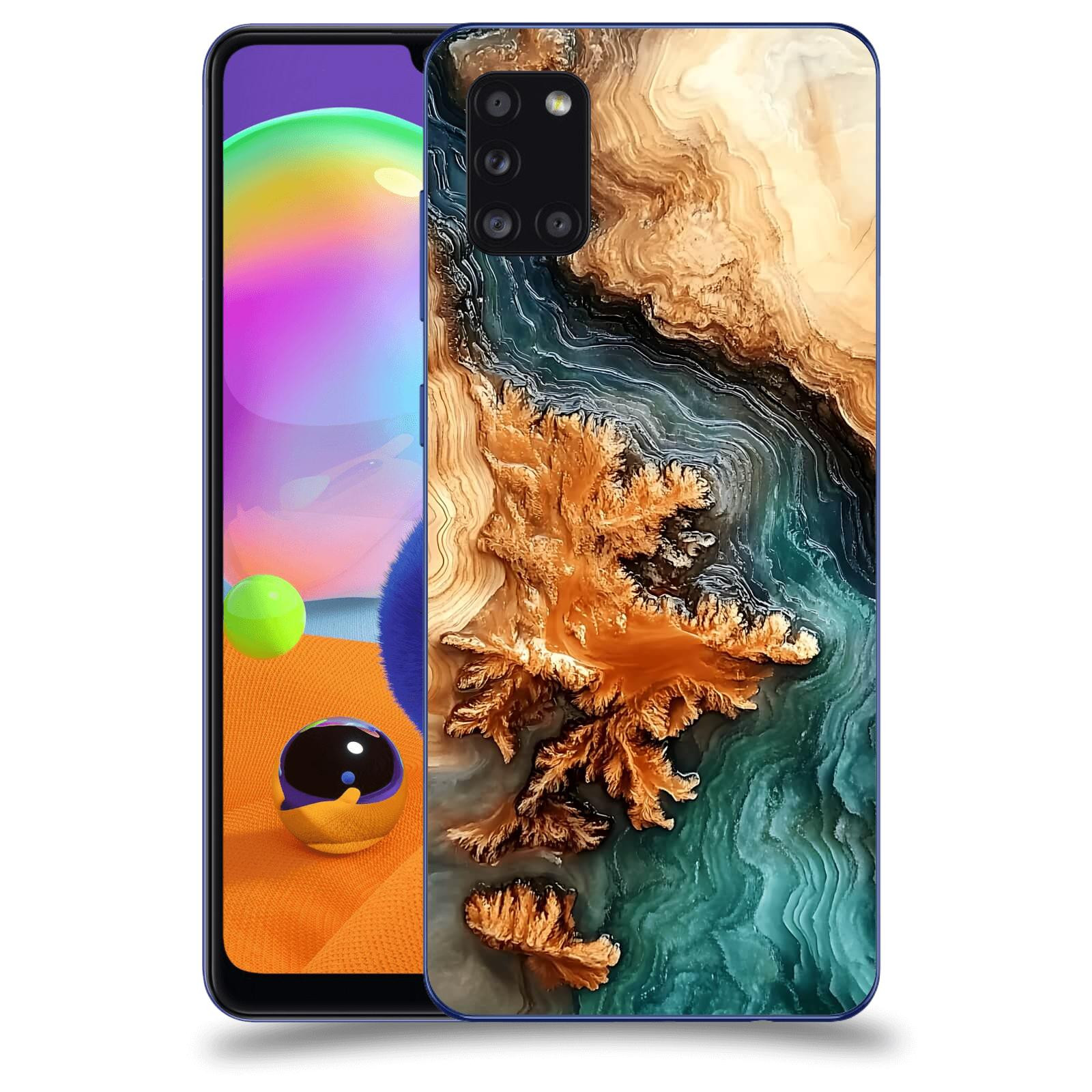 ACOVER Kryt na mobil Samsung Galaxy A31 A315F - Minerální tok