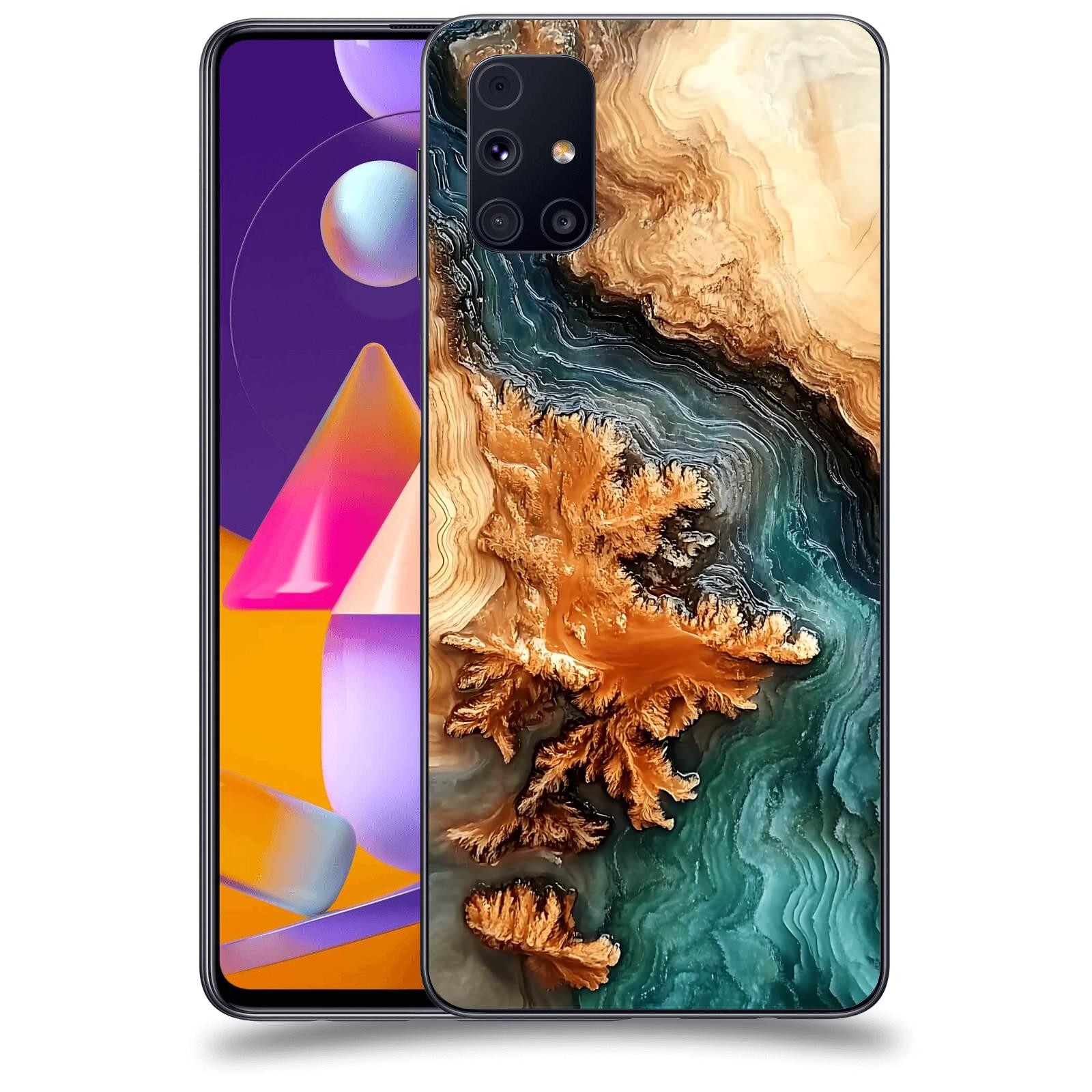 ACOVER Kryt na mobil Samsung Galaxy M31s - Minerální tok