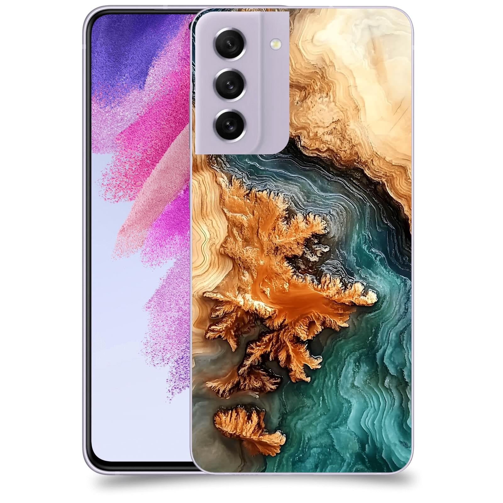 ACOVER Kryt na mobil Samsung Galaxy S21 FE 5G - Minerální tok