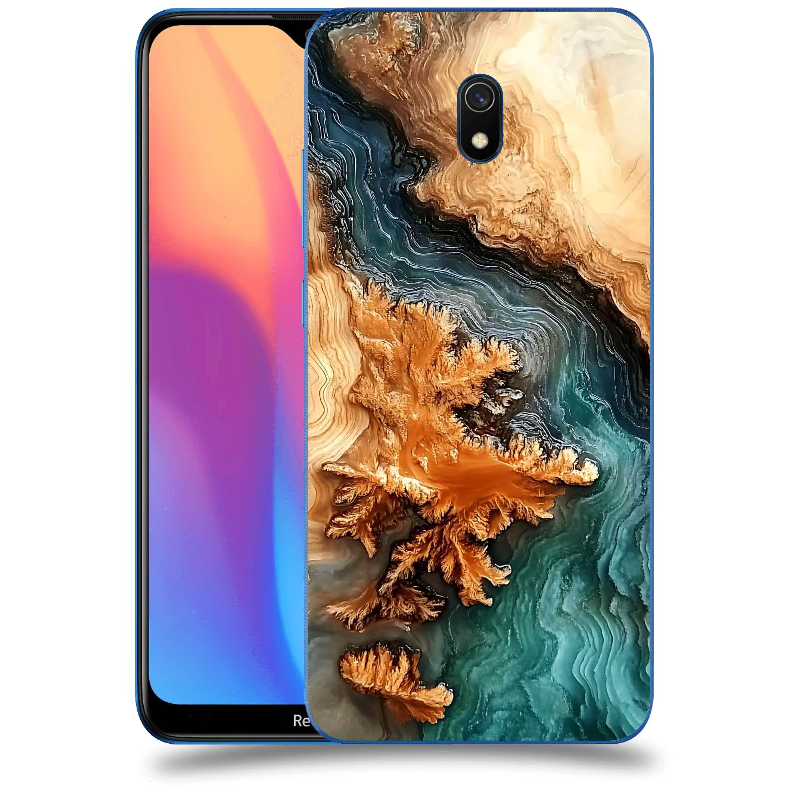 ACOVER Kryt na mobil Xiaomi Redmi 8A - Minerální tok