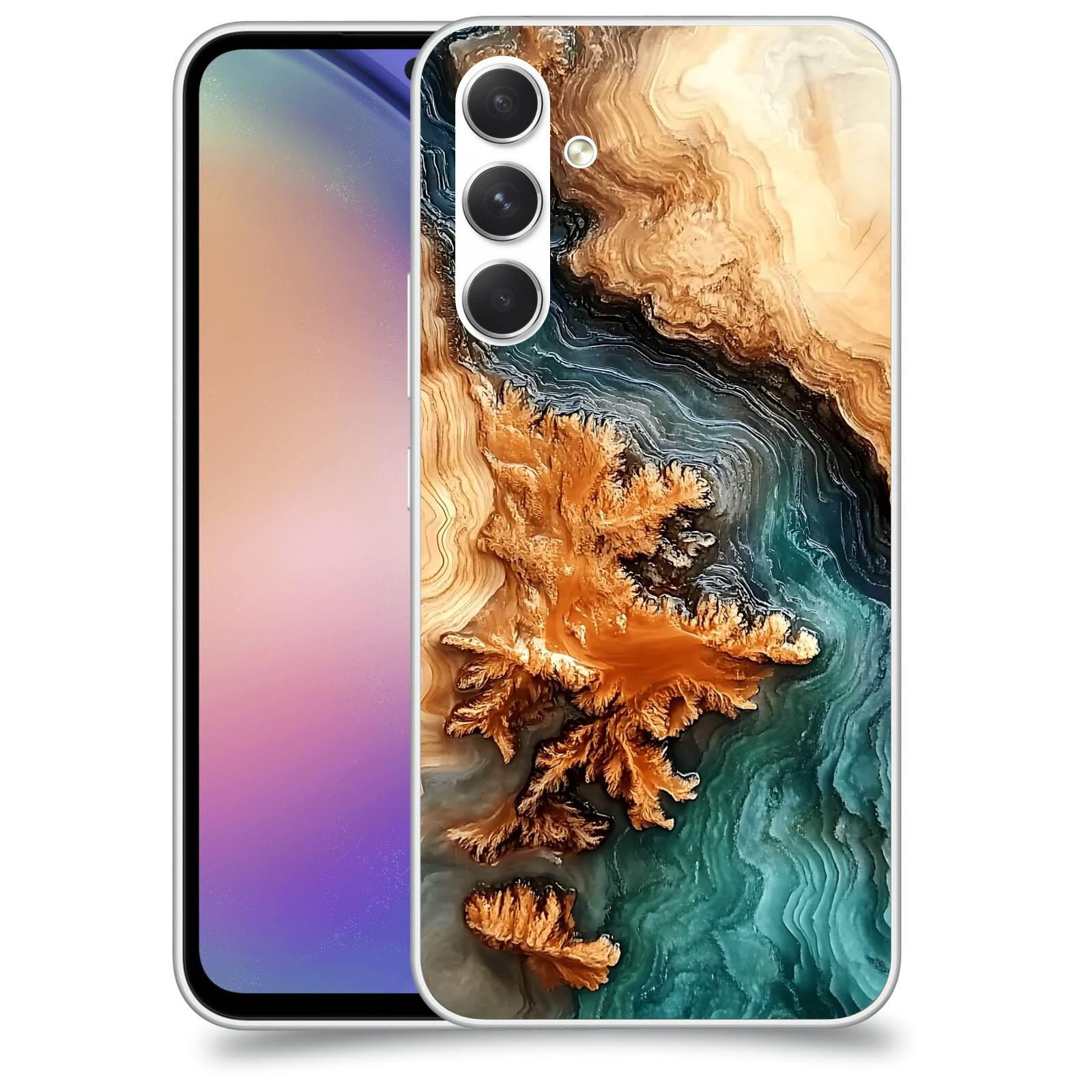 ACOVER Kryt na mobil Samsung Galaxy M54 5G - Minerální tok