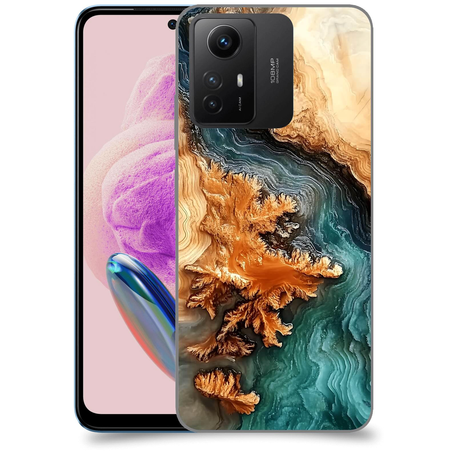 ACOVER Kryt na mobil Xiaomi Redmi Note 12S - Minerální tok