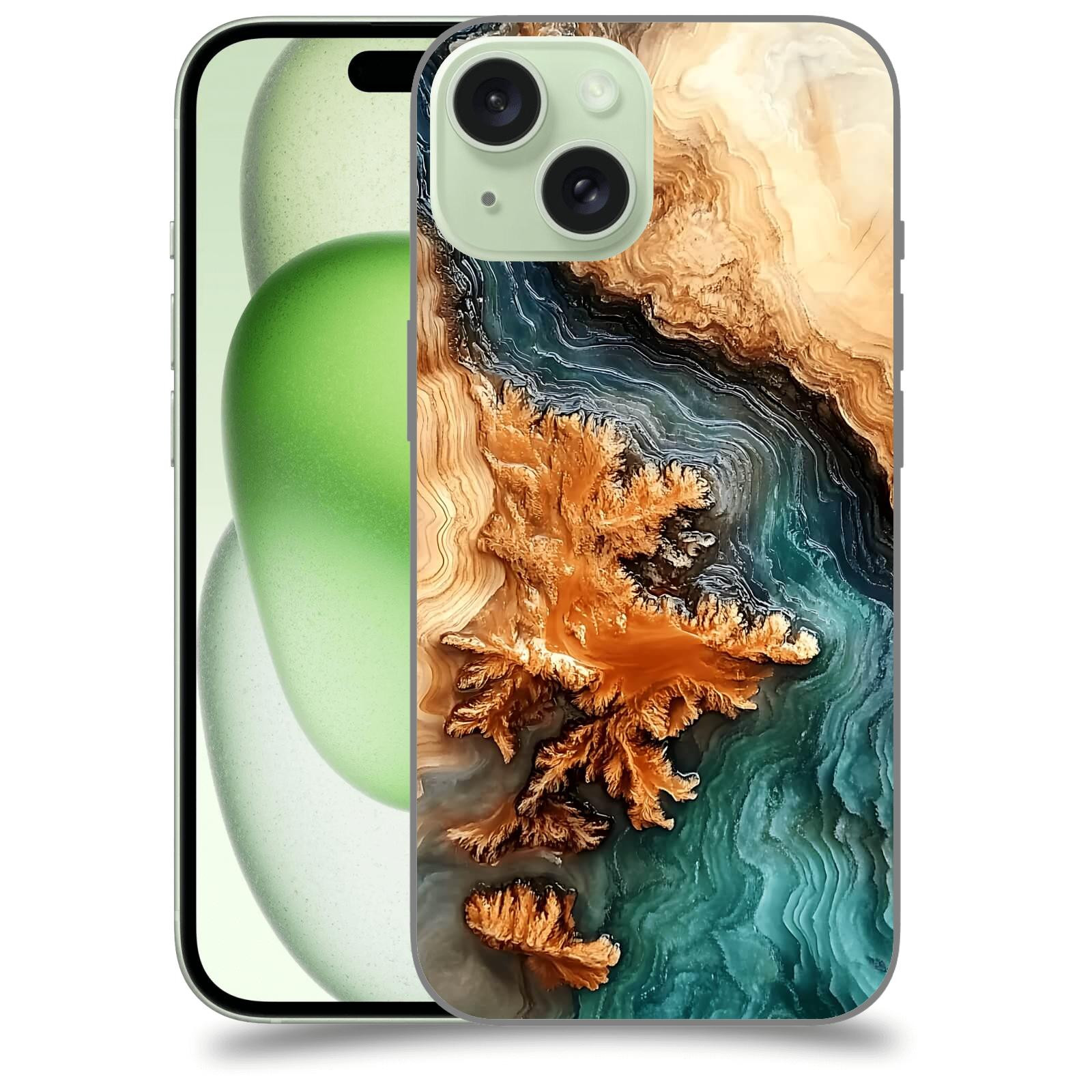 ACOVER Kryt na mobil Apple iPhone 15 - Minerální tok