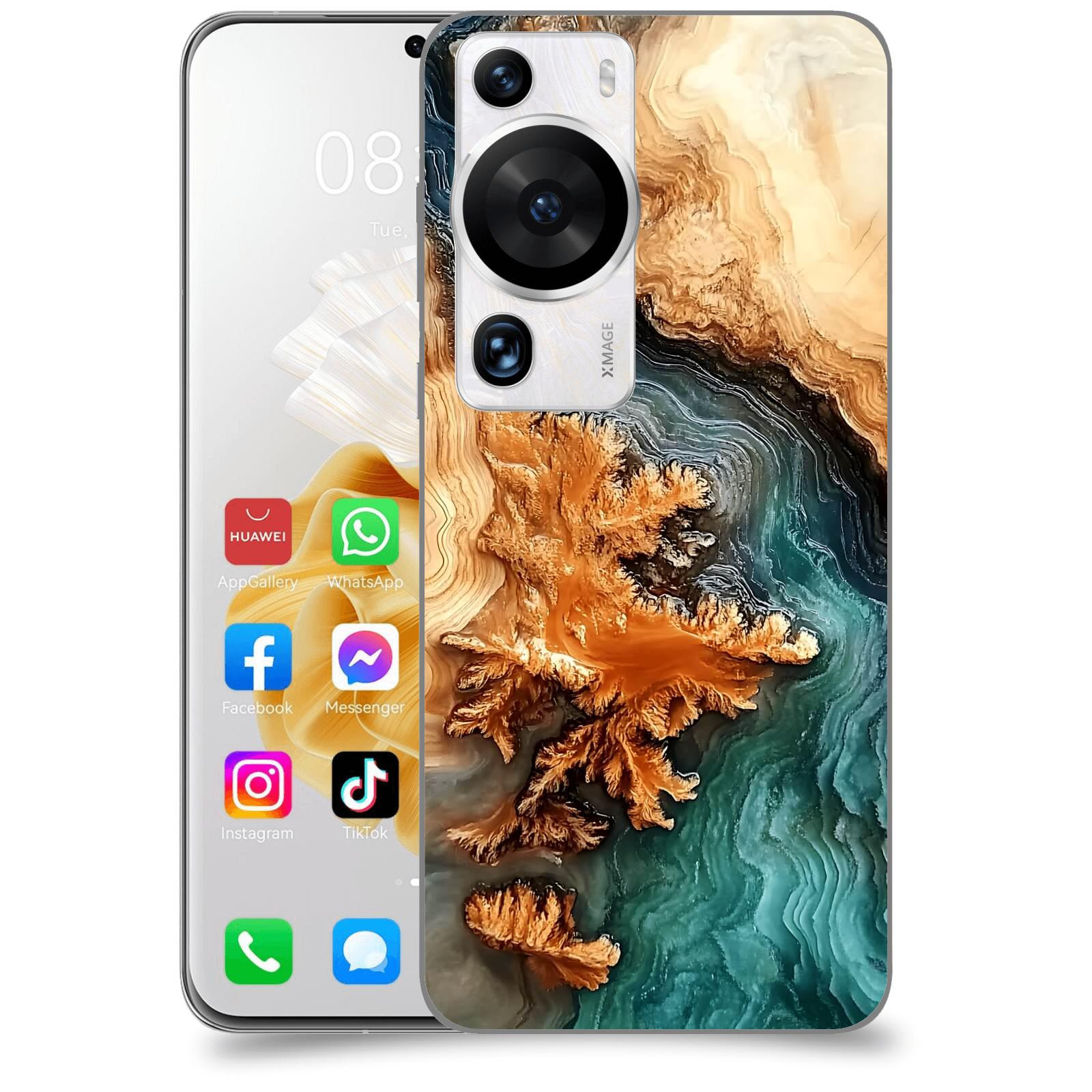 ACOVER Kryt na mobil Huawei P60 Pro - Minerální tok