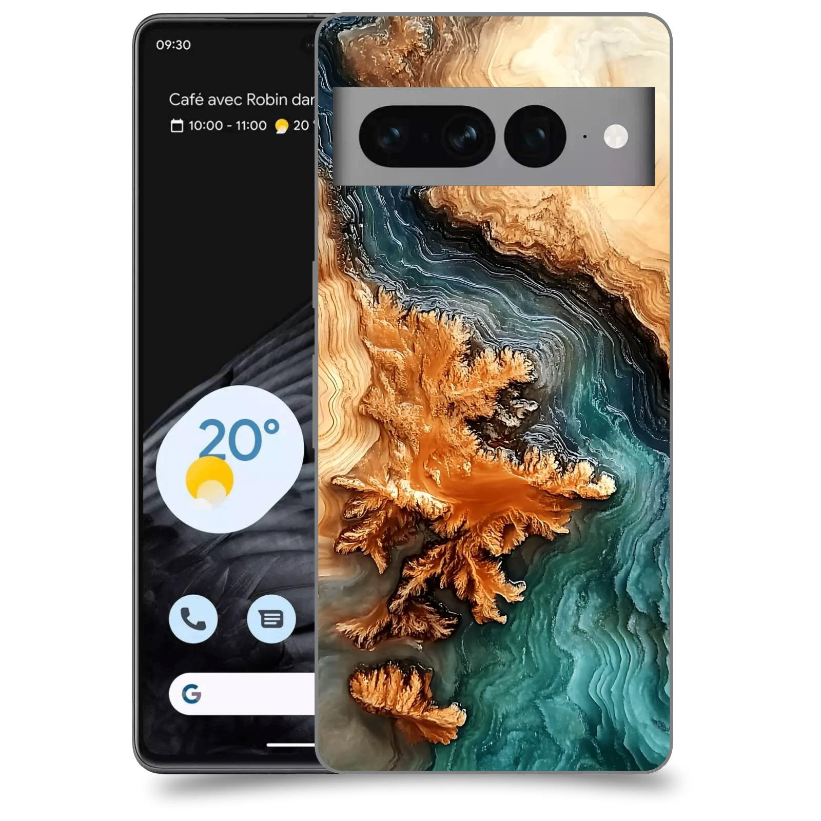 ACOVER Kryt na mobil Google pixel 7 pro - Minerální tok