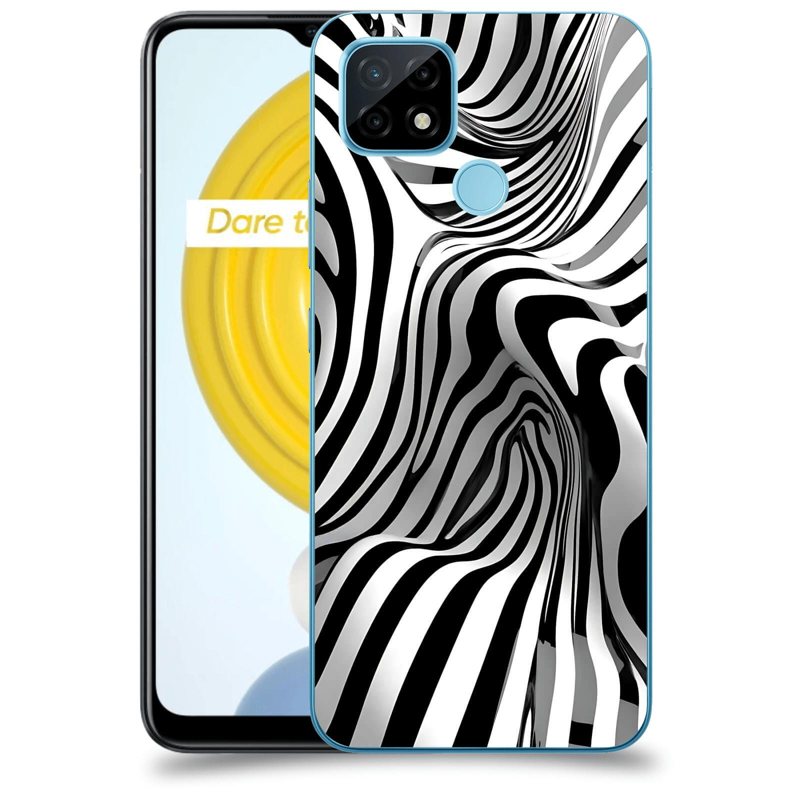 ACOVER Kryt na mobil Realme C21 - Deformace a Iluze