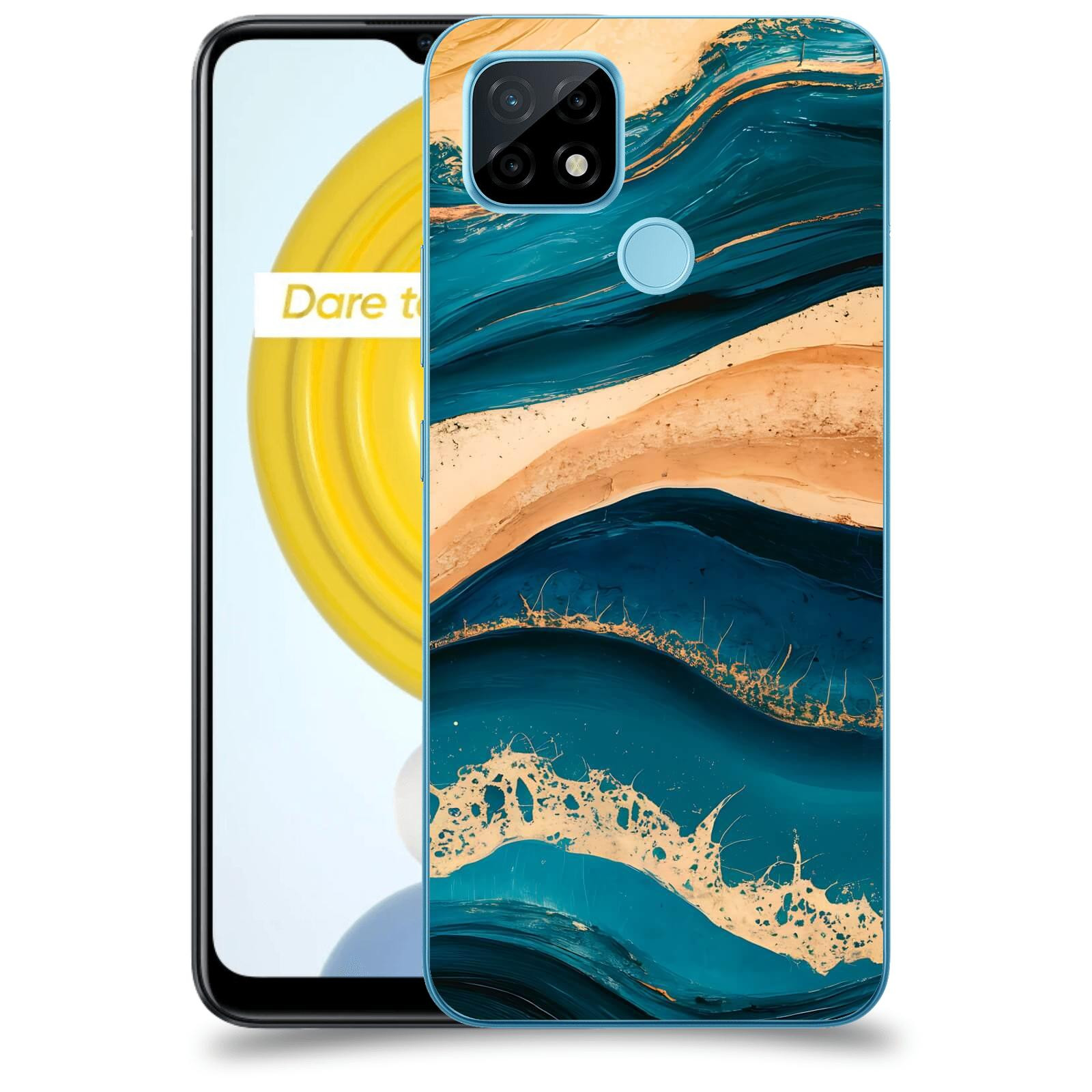 ACOVER Kryt na mobil Realme C21 - Energie a Plynutí