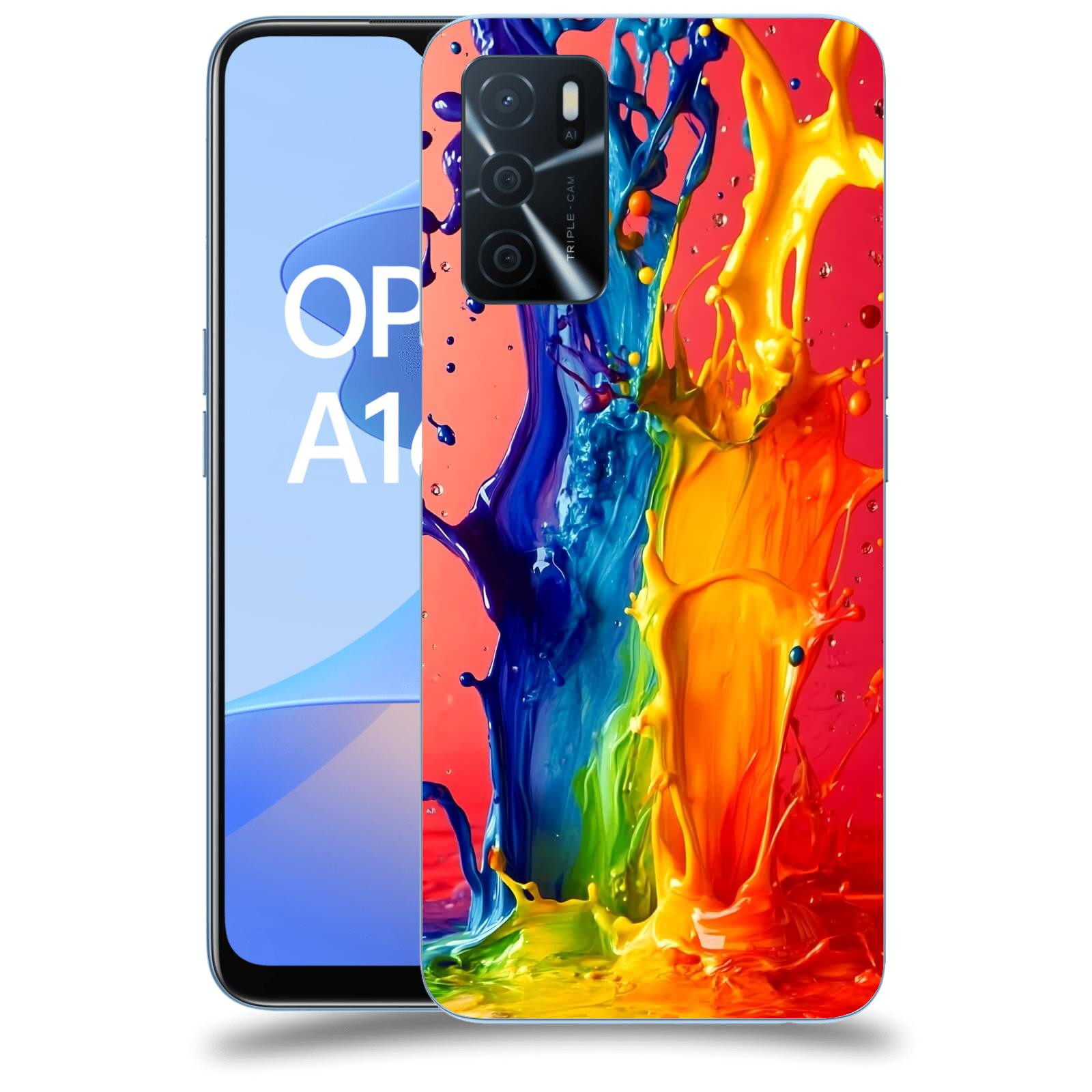 ACOVER Kryt na mobil OPPO A16s - Energie a Srážka