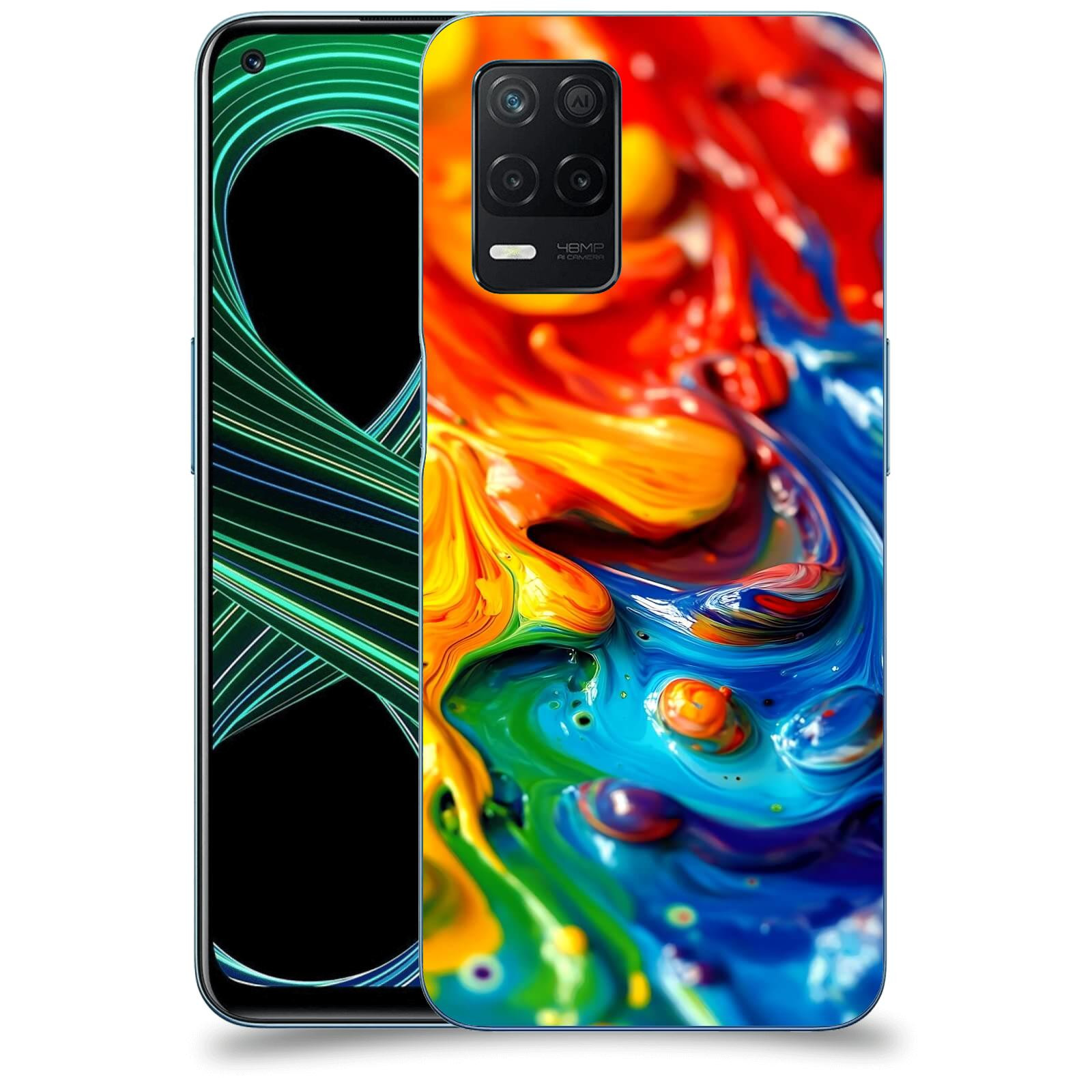 ACOVER Kryt na mobil Realme 8 5G - Exploze a Energie