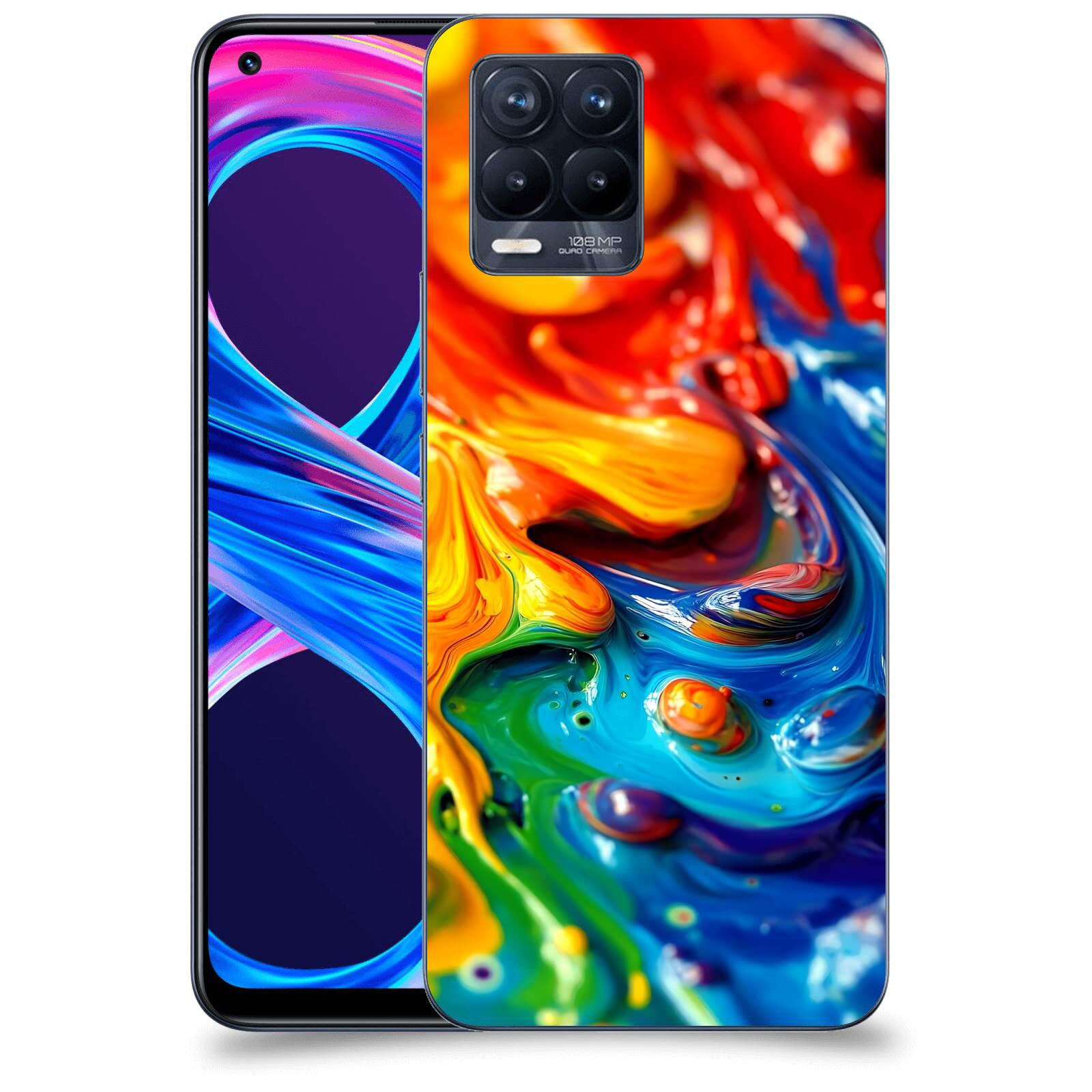 ACOVER Kryt na mobil Realme 8 Pro - Exploze a Energie