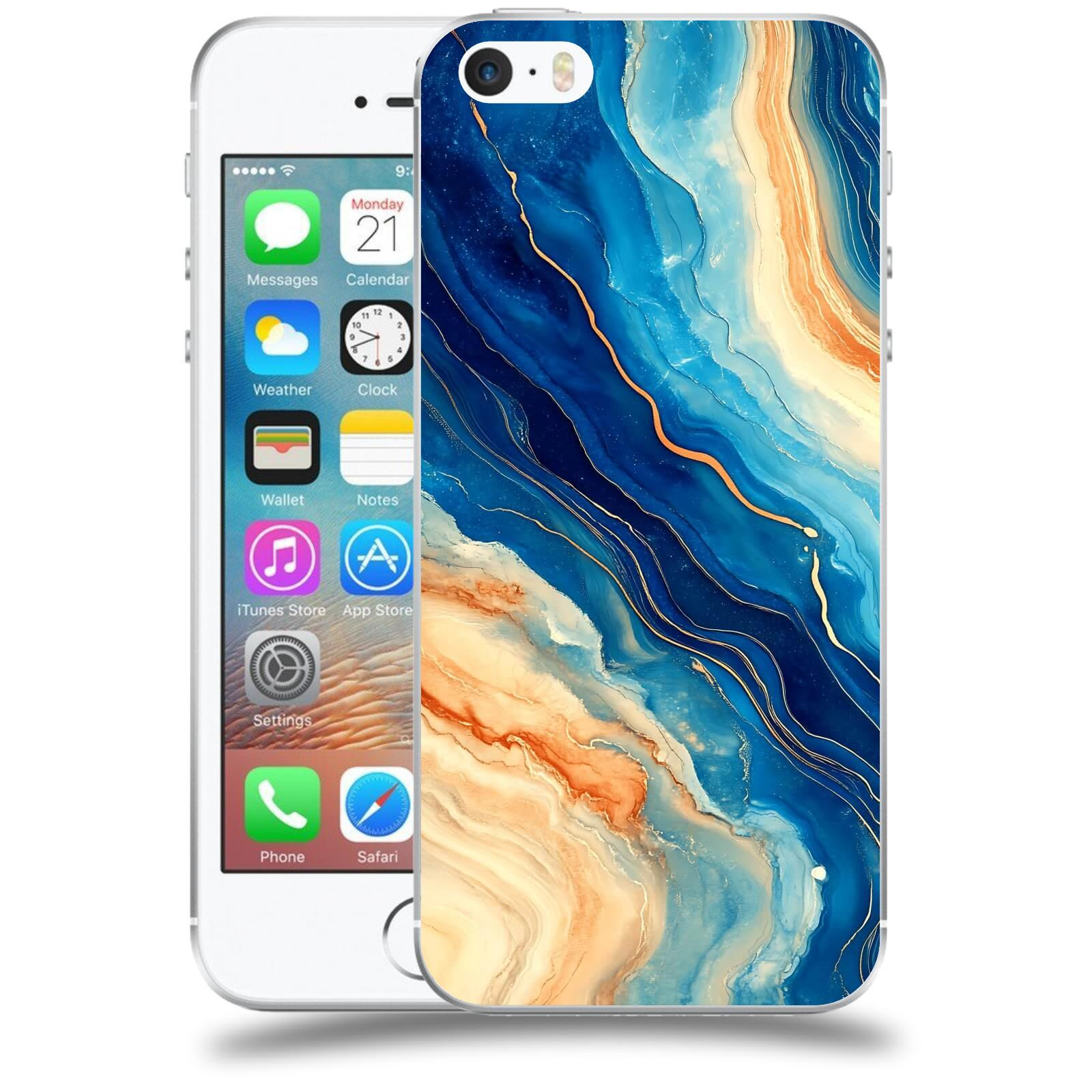 ACOVER Kryt na mobil Apple iPhone 5/5S/SE - Kosmos a Proudění