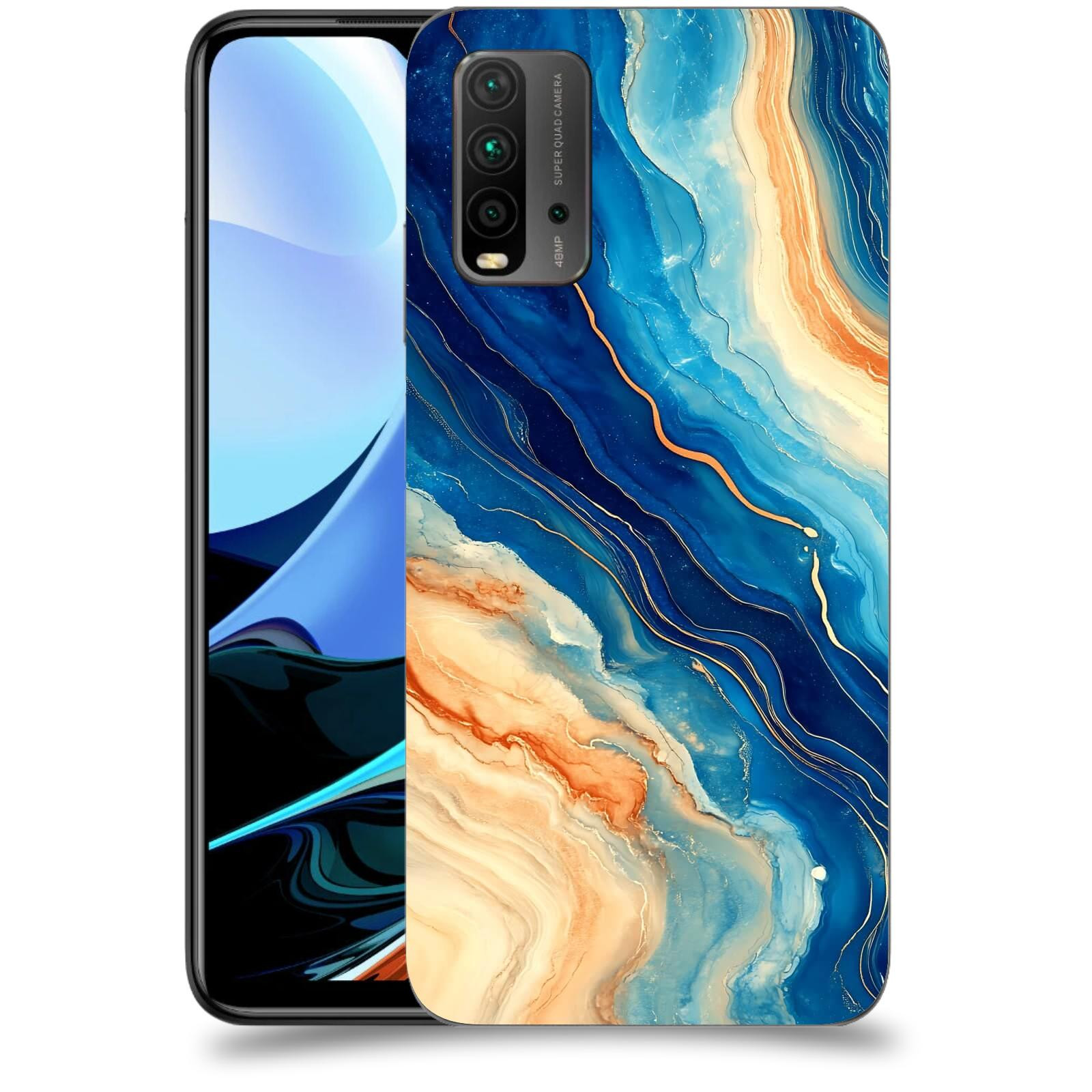 ACOVER Kryt na mobil Xiaomi Redmi 9T - Kosmos a Proudění