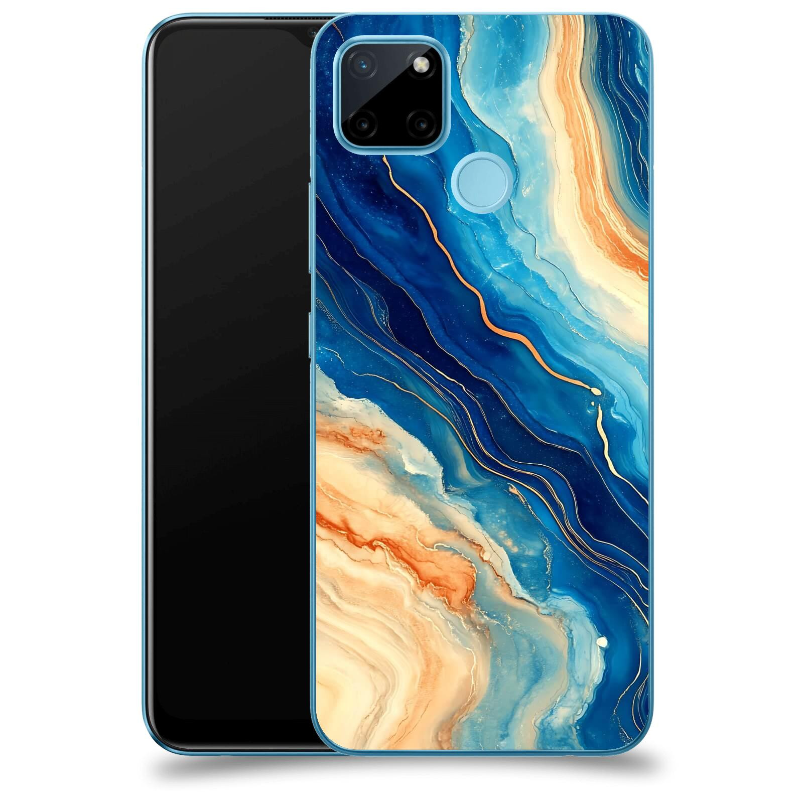 ACOVER Kryt na mobil Realme C21Y - Kosmos a Proudění