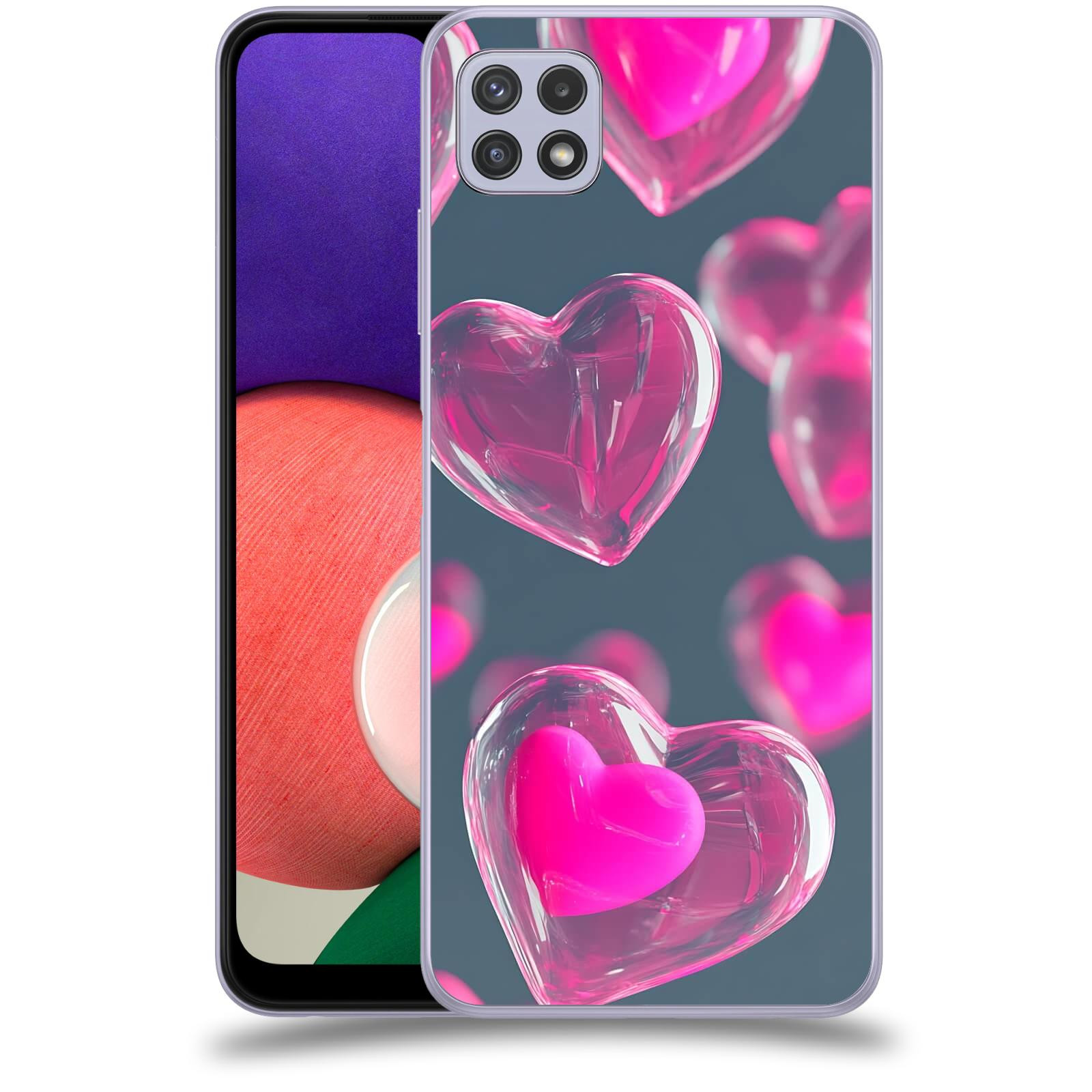 ACOVER Kryt na mobil Samsung Galaxy A22 5G A226B - Láska a Jemnost