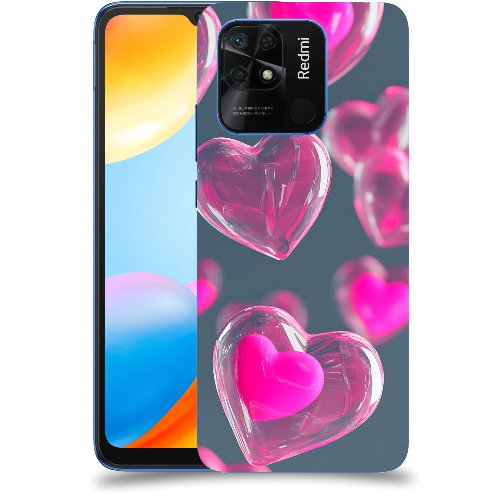 ACOVER Kryt na mobil Xiaomi Redmi 10C - Láska a Jemnost